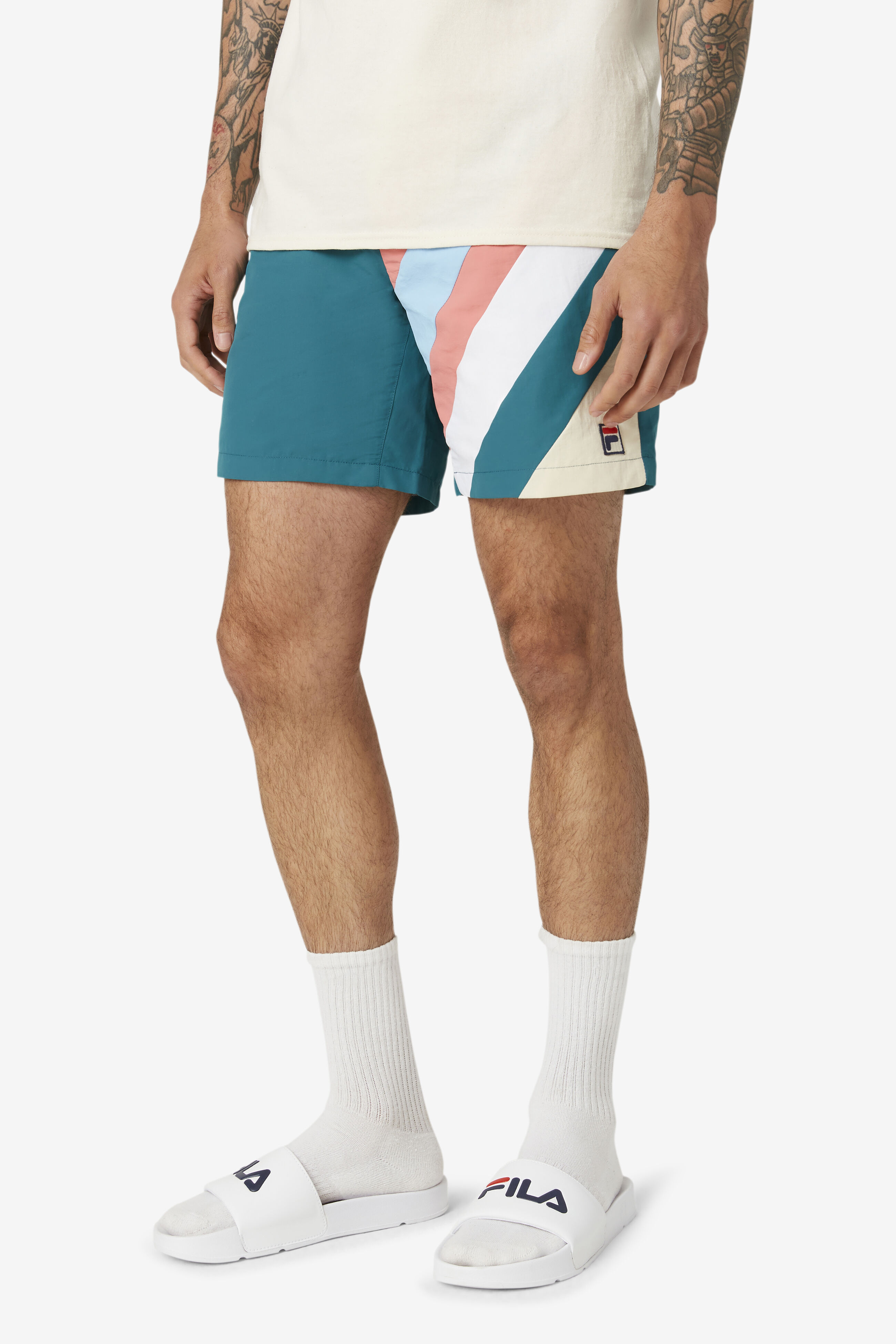 Fila men's discount swim trunks