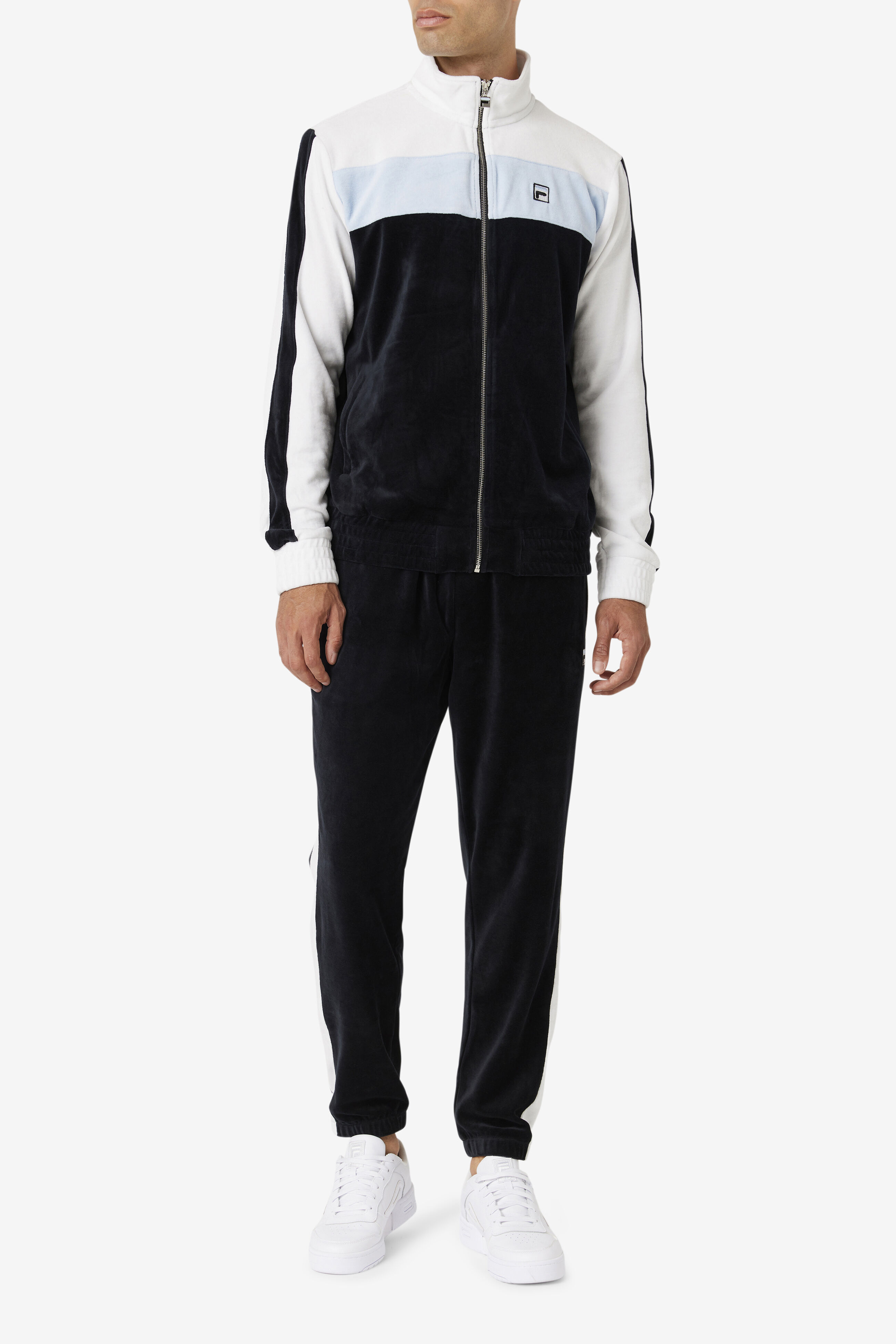 Fila sweatsuit mens hotsell white