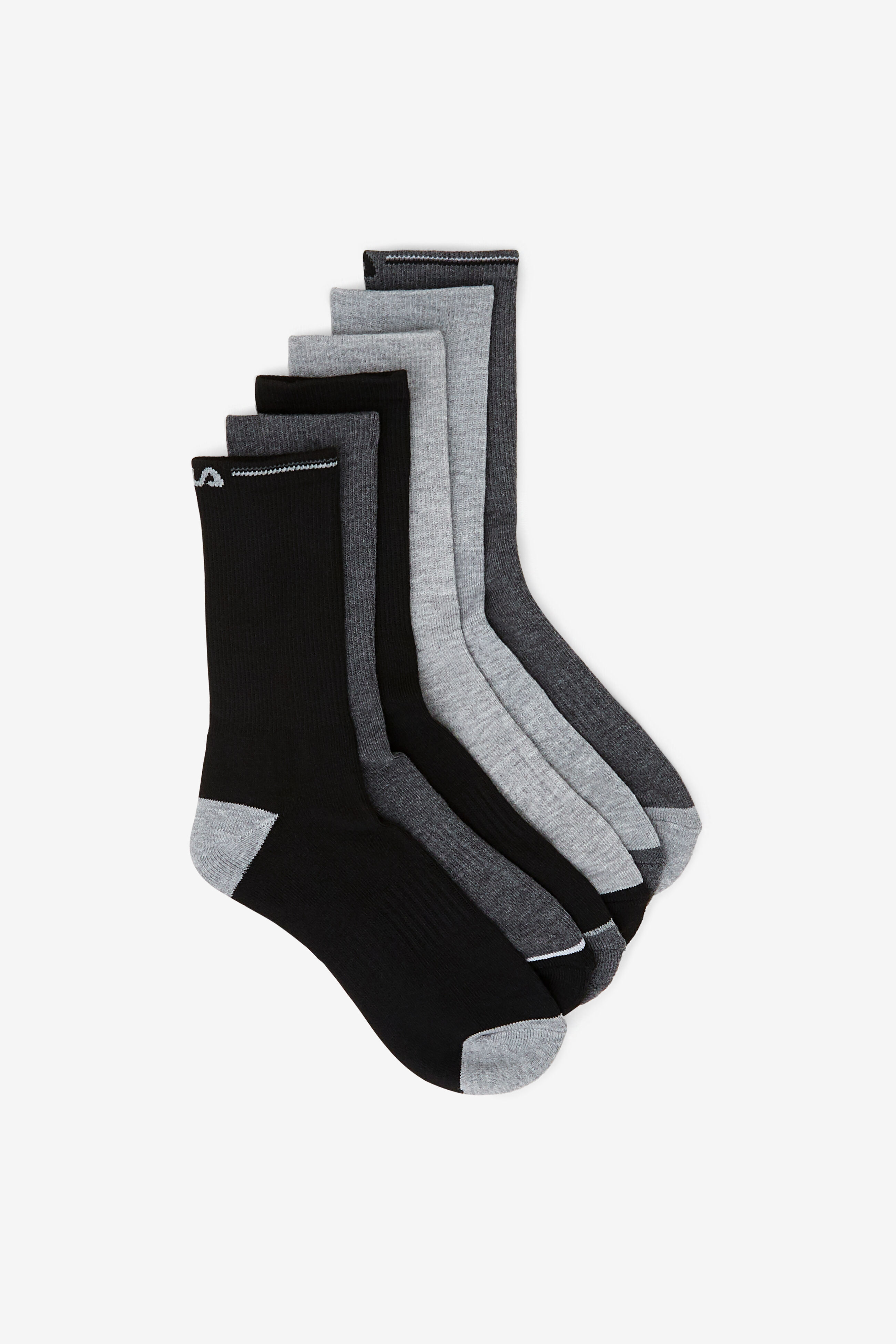 Kids Crew Sock 6 pack Socks Hats Accessories Fila
