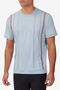 SHORT SLEEVE YD CREW/CBLU/STRPS/Large