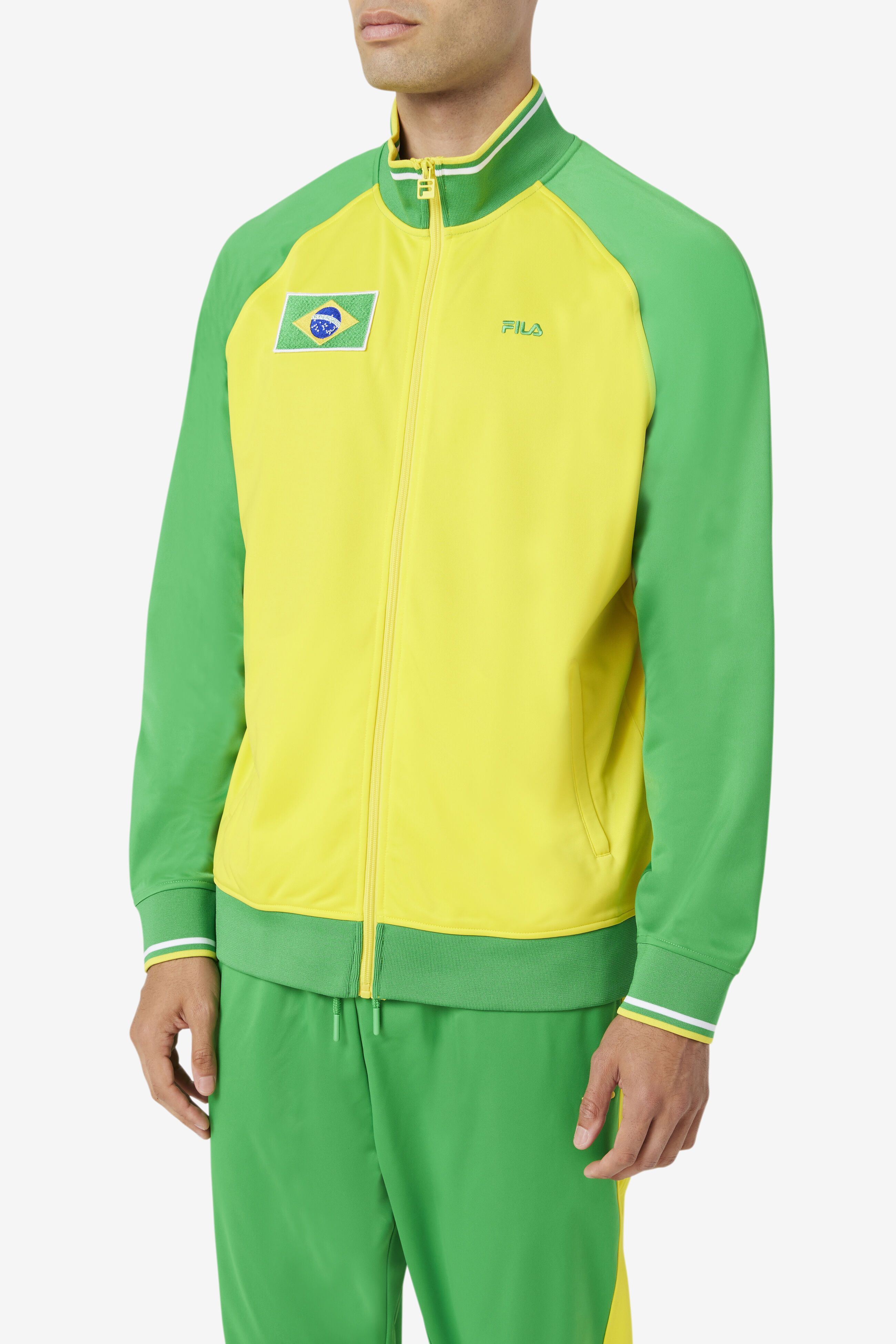 Fila cheap sweatsuit yellow