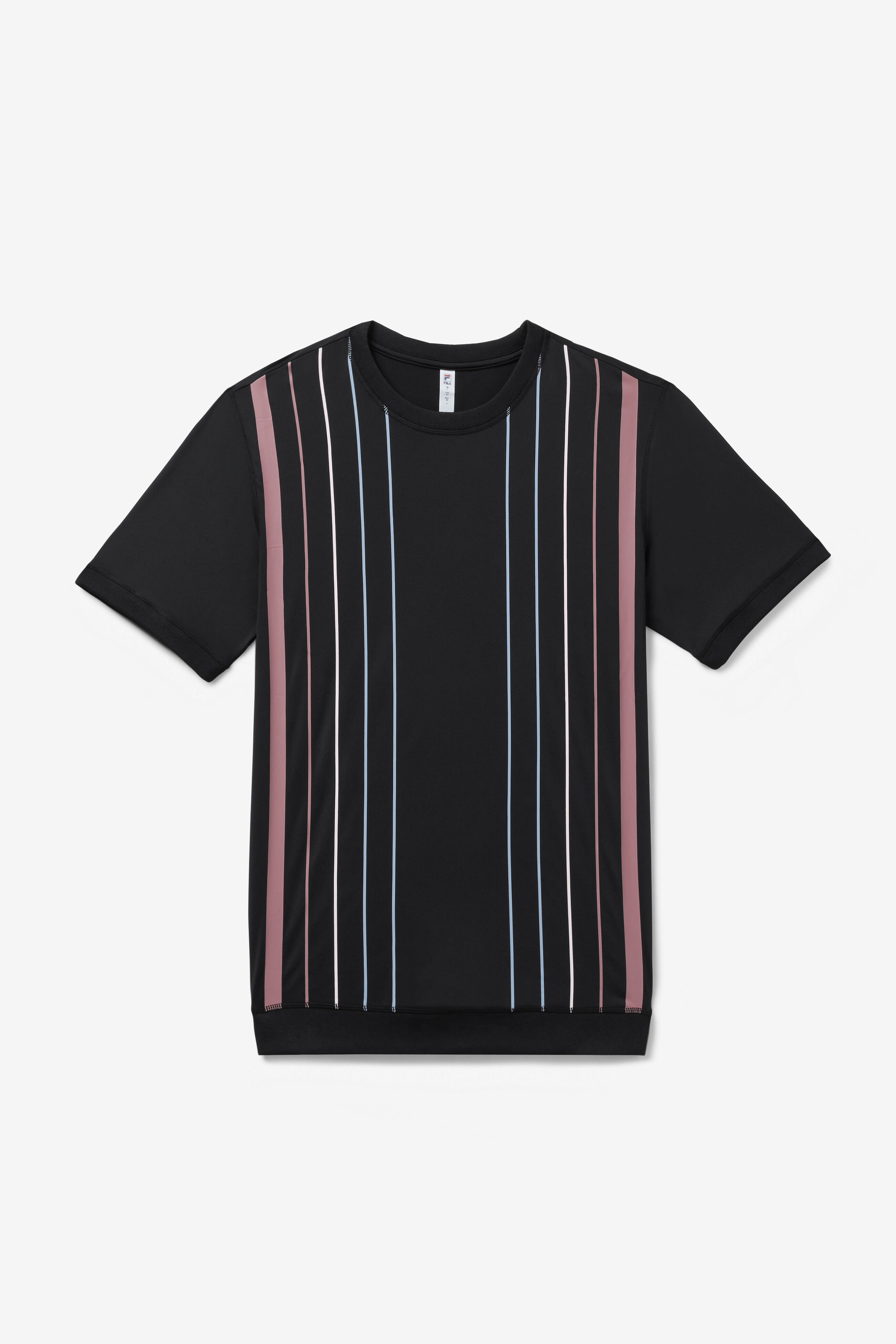 Back Spin Short Sleeve Printed Crew