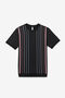 SHORT SLEEVE YD CREW/BLK/STRPS/Medium