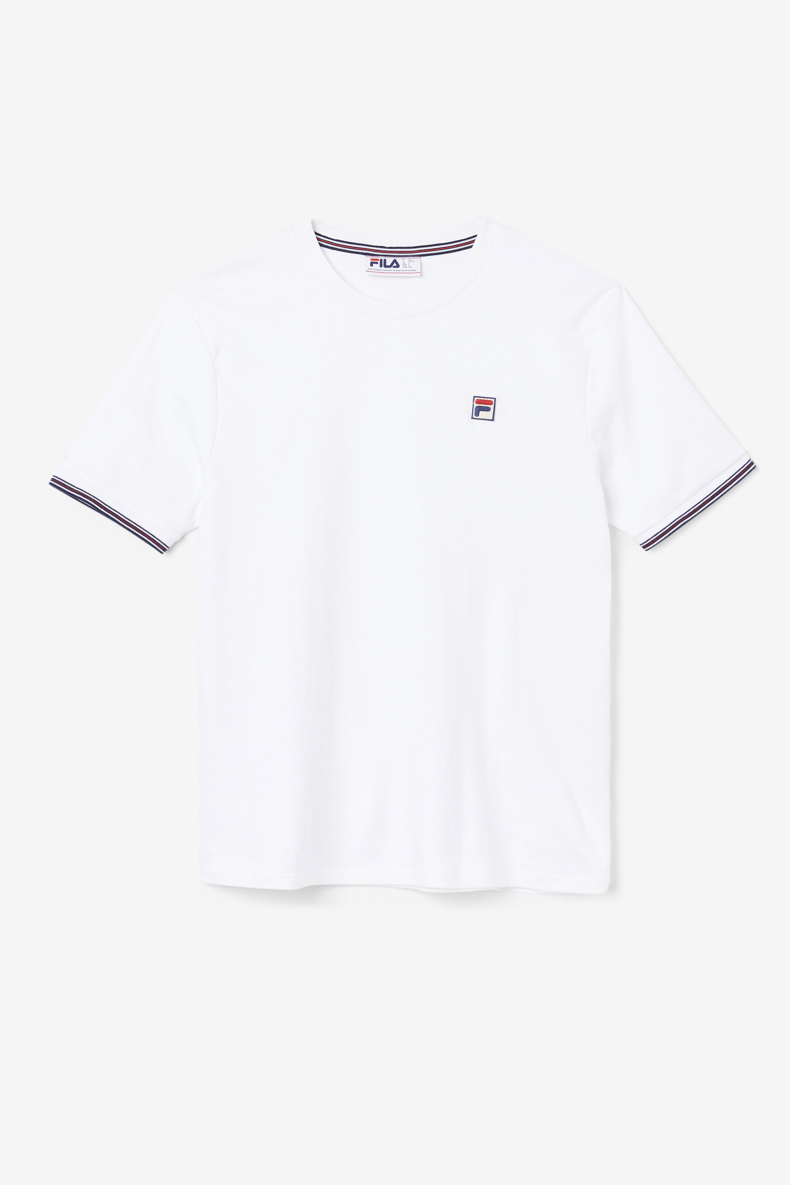 Fila t shirt mens white hotsell