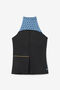 HIGH NECK RACERBACK TANK/BLK/DBLU/RATN/Large