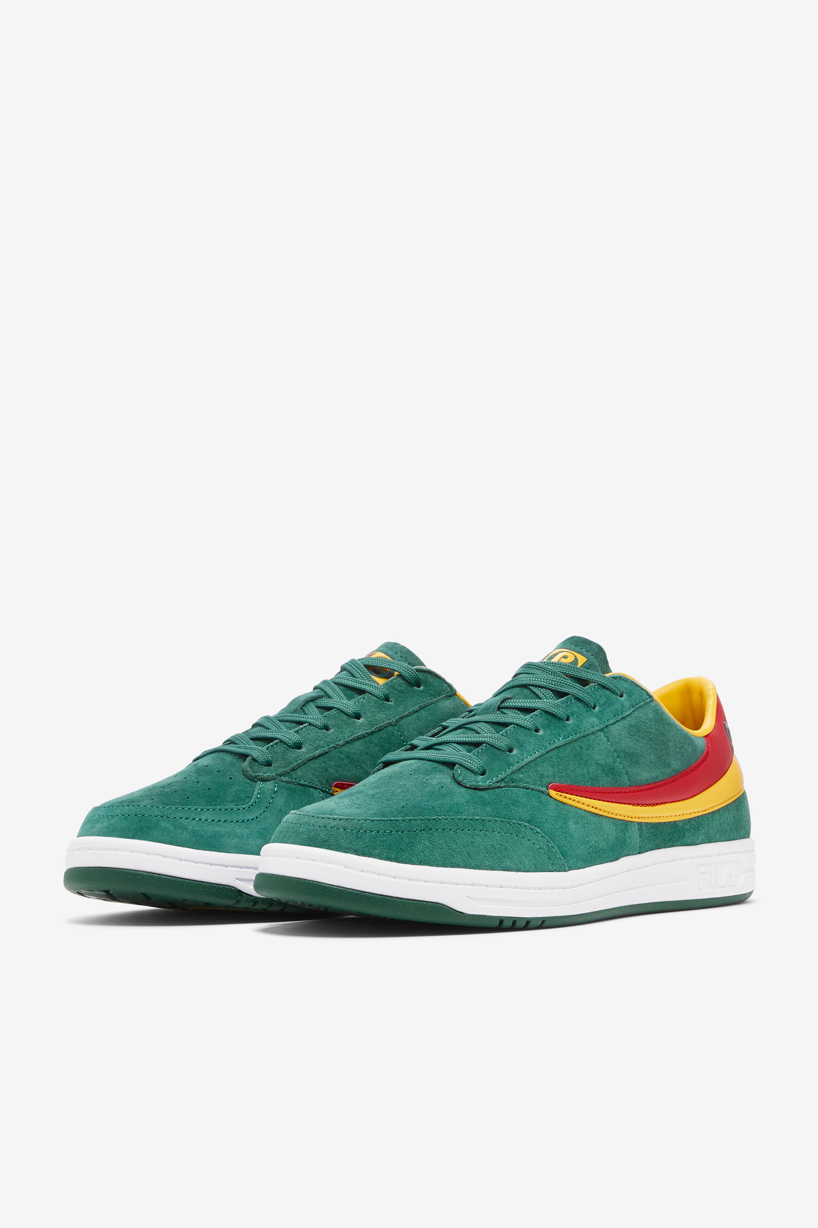 Tennis 88 X Paterson Green Suede Tennis Shoes FILA
