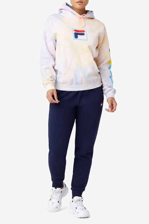 TIE DYE PUFF HOODIE