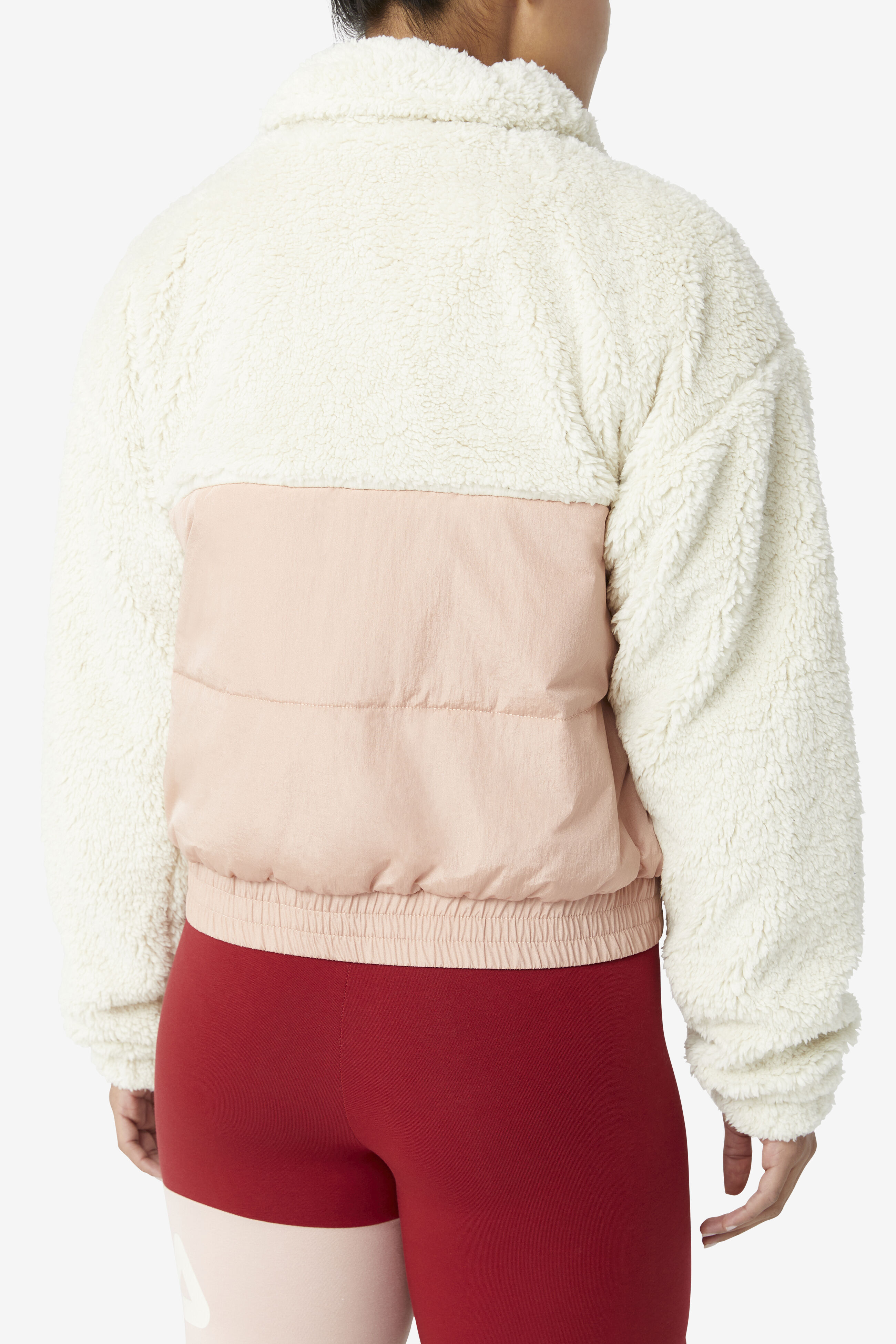 Cropped fila jacket new arrivals