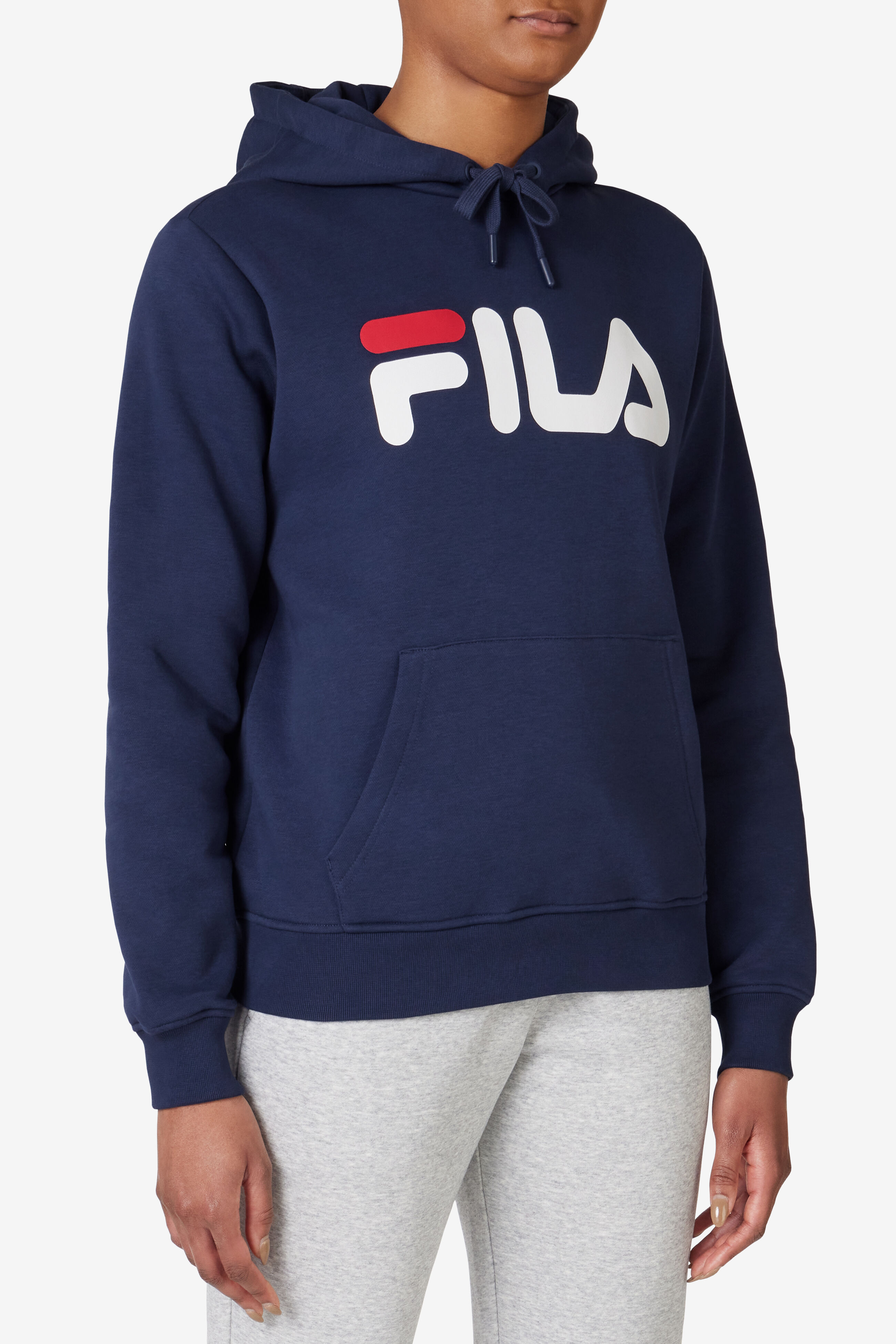 Fila logo hoodie hotsell