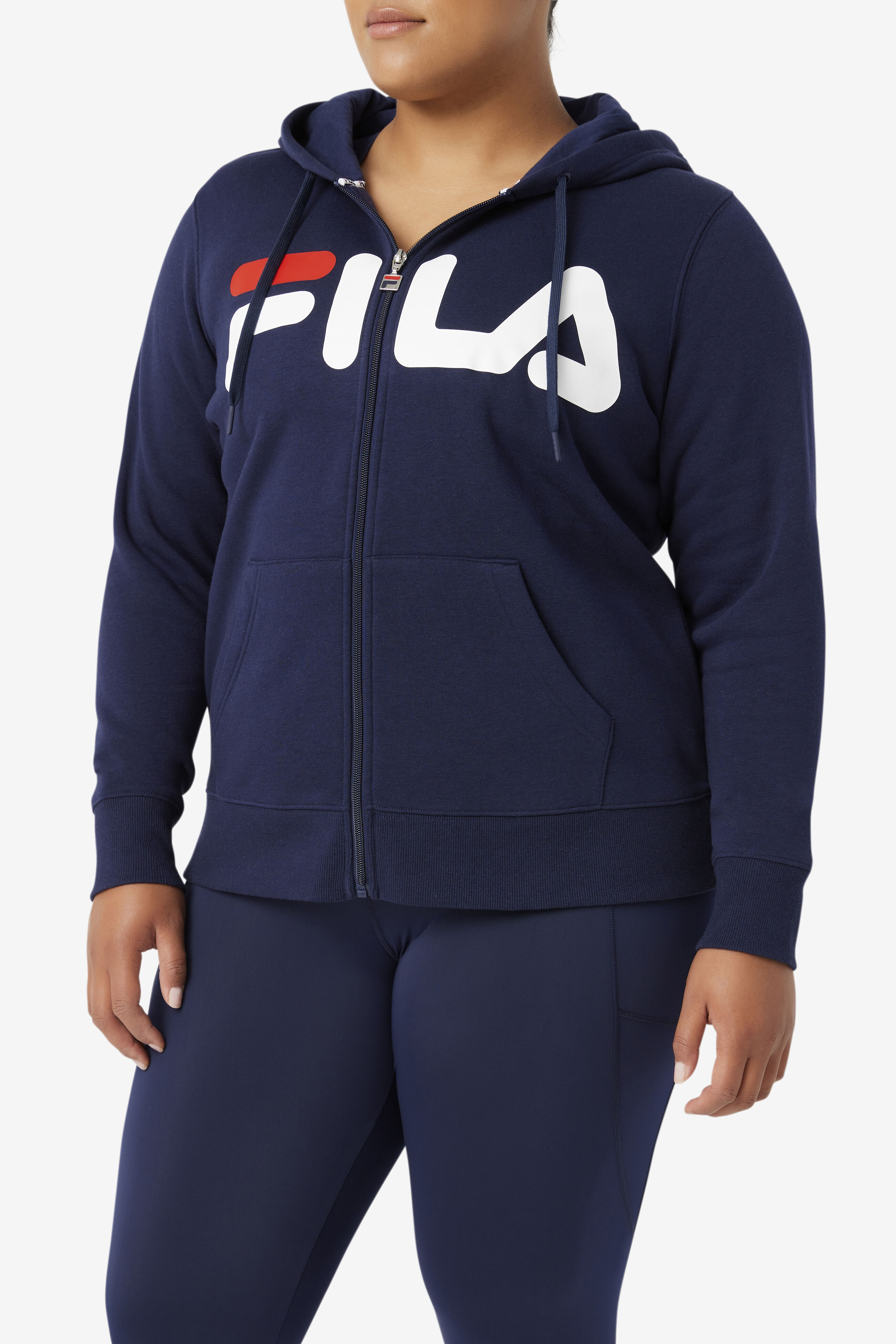 Plus size fila hoodie online