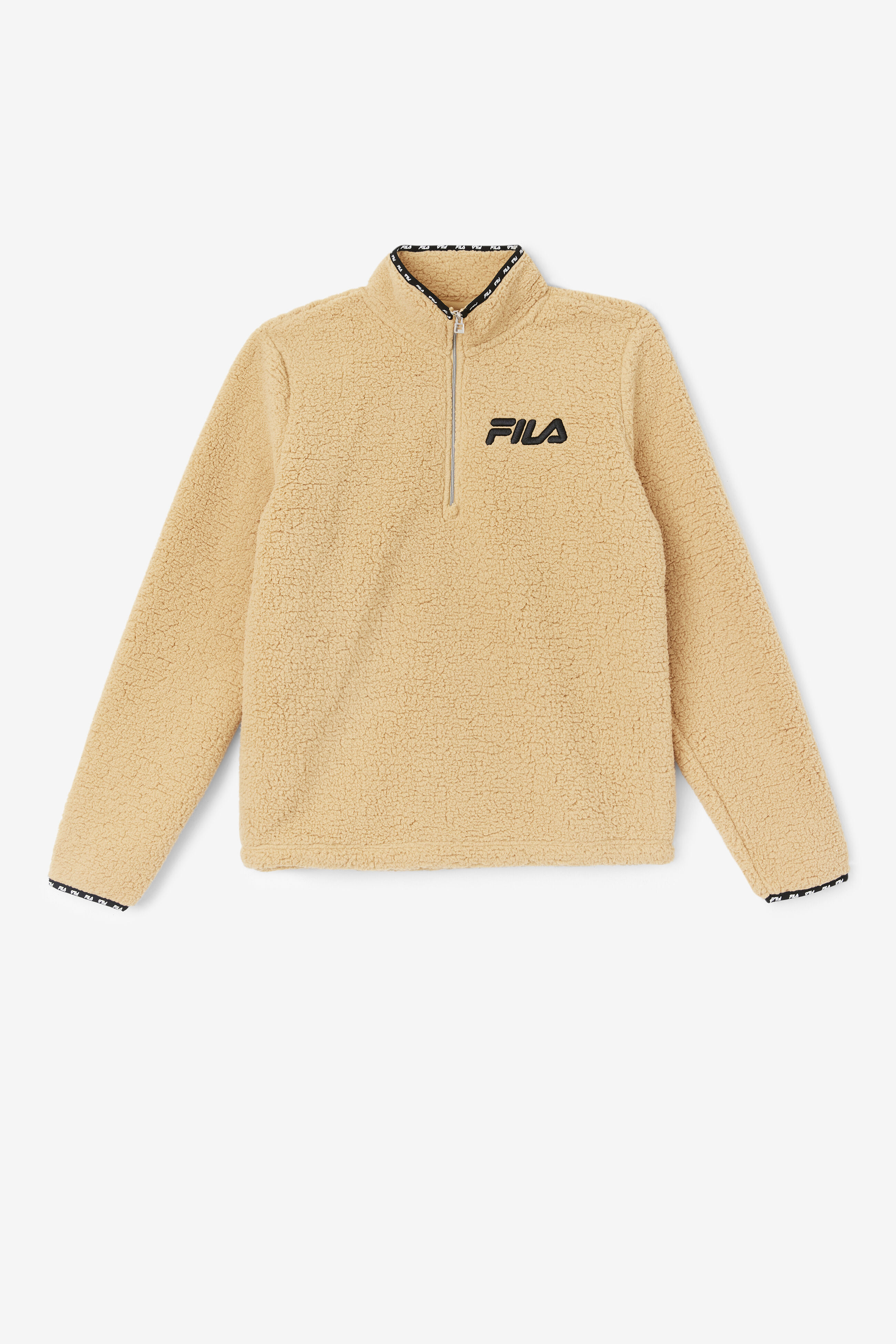 Shelly Sherpa Quarter Zip Jacket Sweaters Outerwear Fila