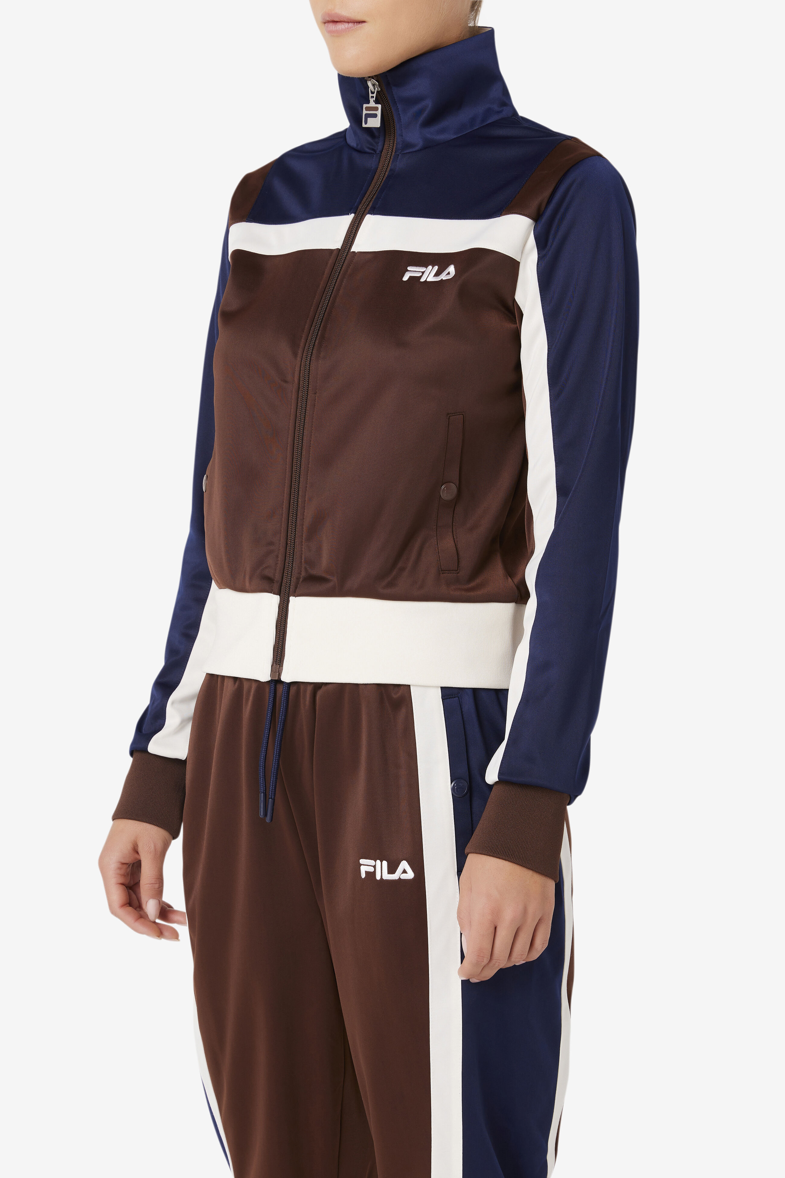 Fila tracksuit womens brown store