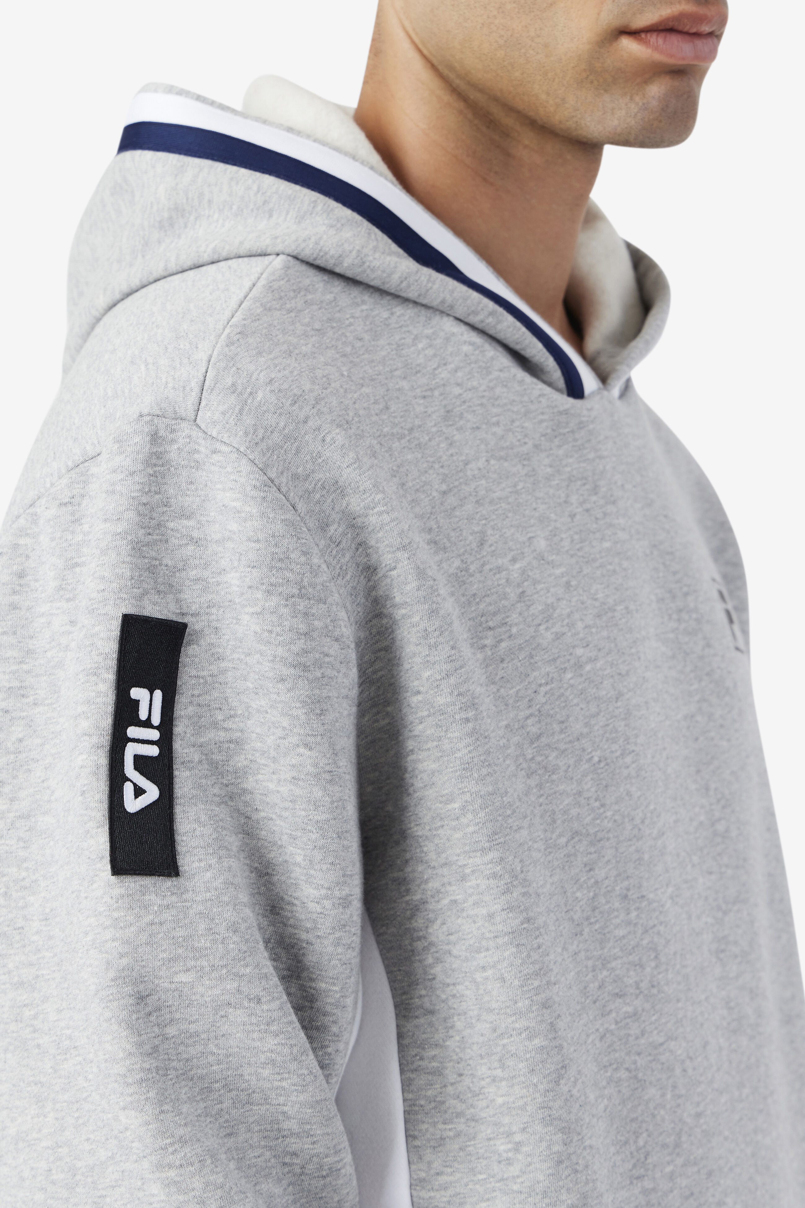 White fila deals hoodie mens