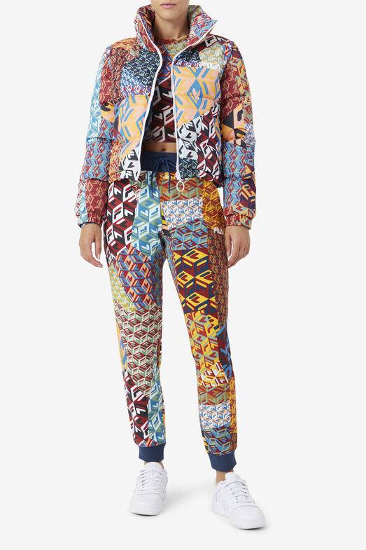 MARINA SNAPOFF SLV CROP PUFFR