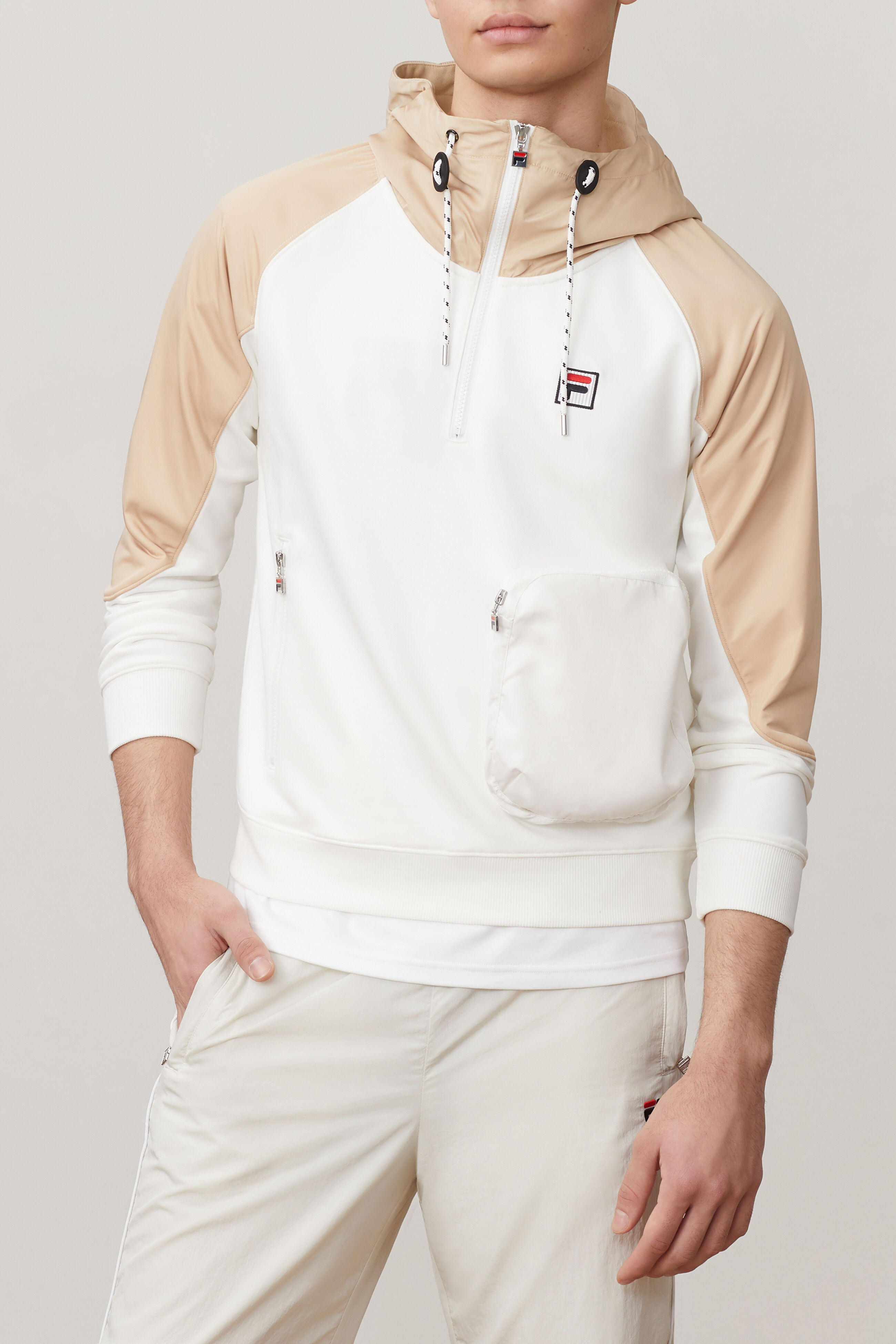 Beige hotsell fila hoodie