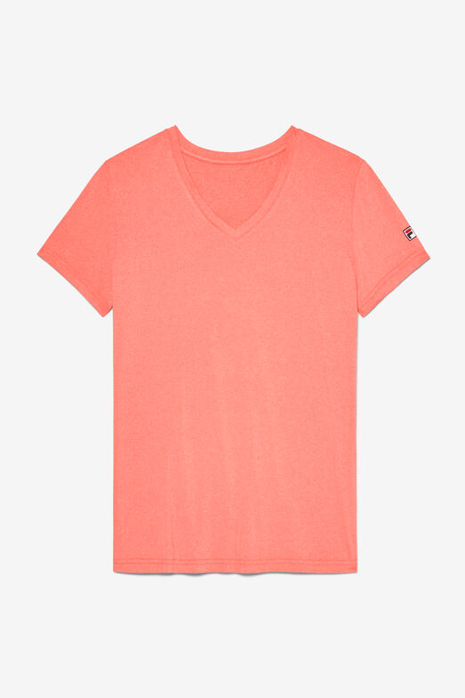 ESSEN SHORT SLEEVE V-NECK TOP