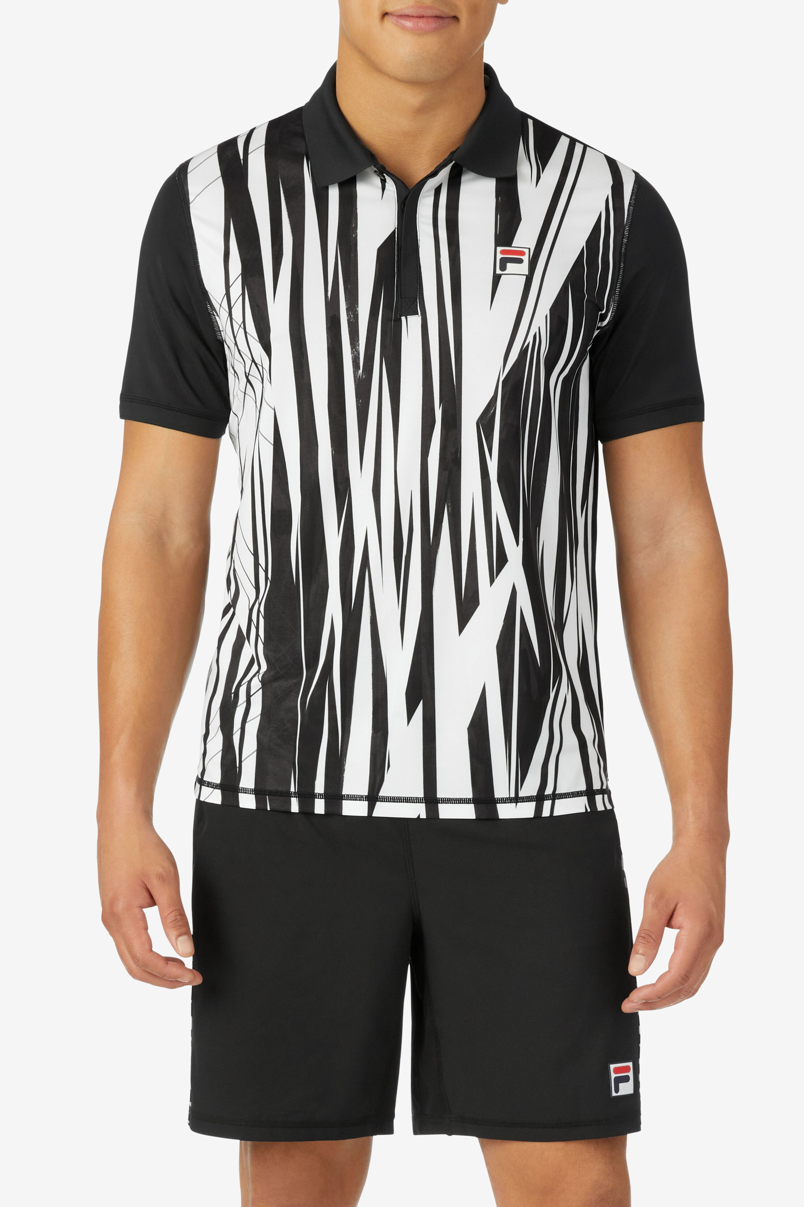 Fila polo mens silver sale