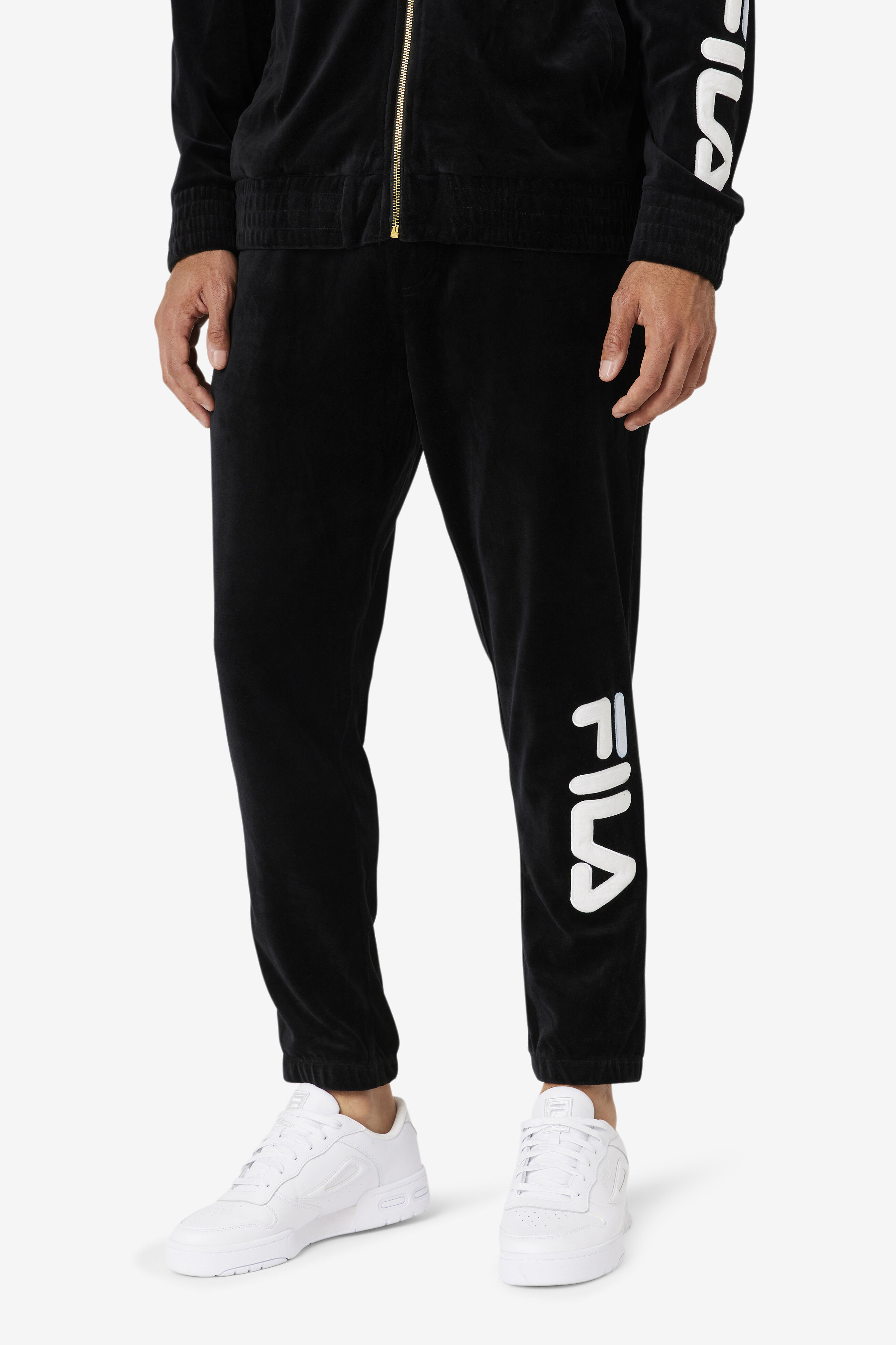 Fila men's velour pants 2025