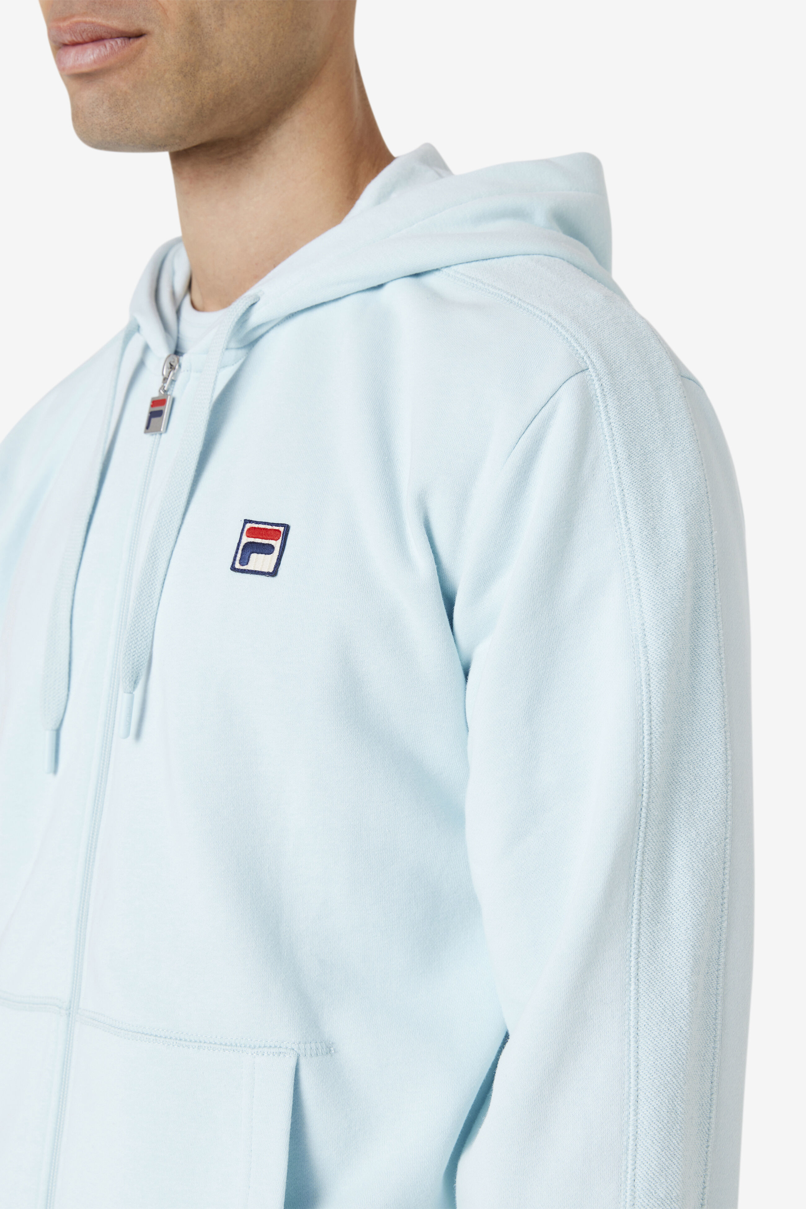 Light blue hot sale fila hoodie
