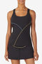 RACERBACK TANK/BLK/RATTN/DBLU/Large