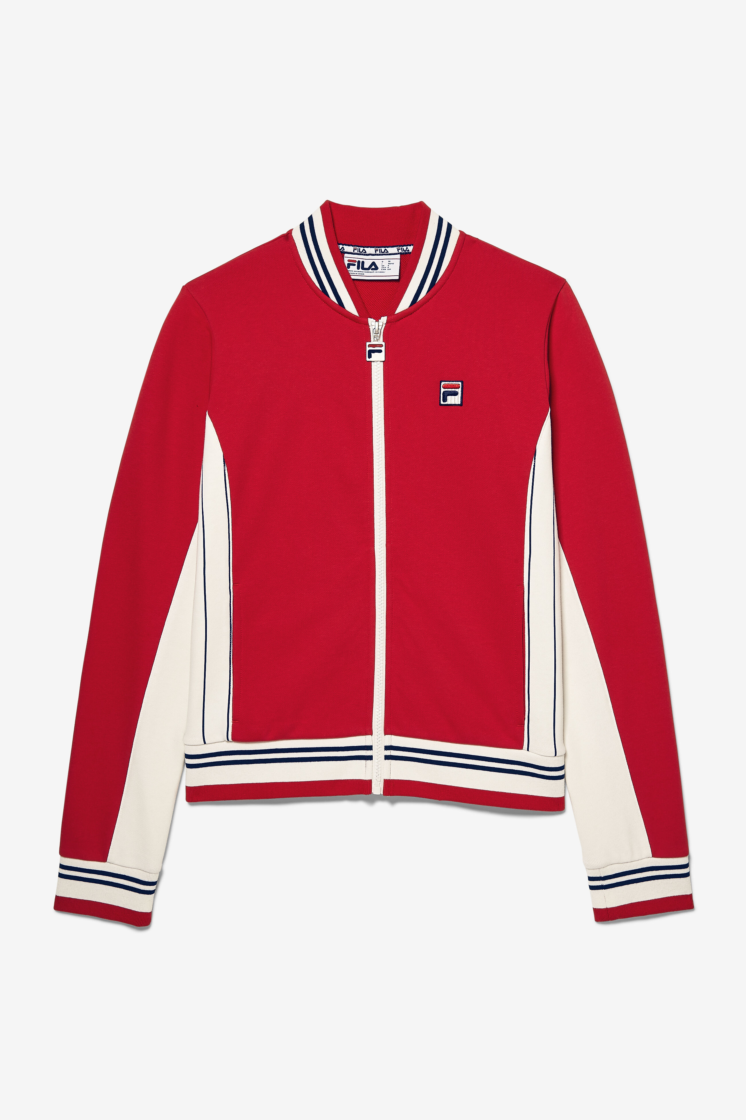 Fila white jacket womens store