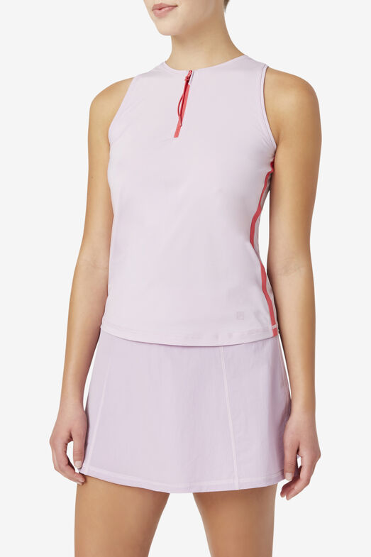 FRONT ZIP FULL COVERAGE TOP