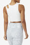 UPLIFT SLICE CROP BRA TOP/WHITE/Large