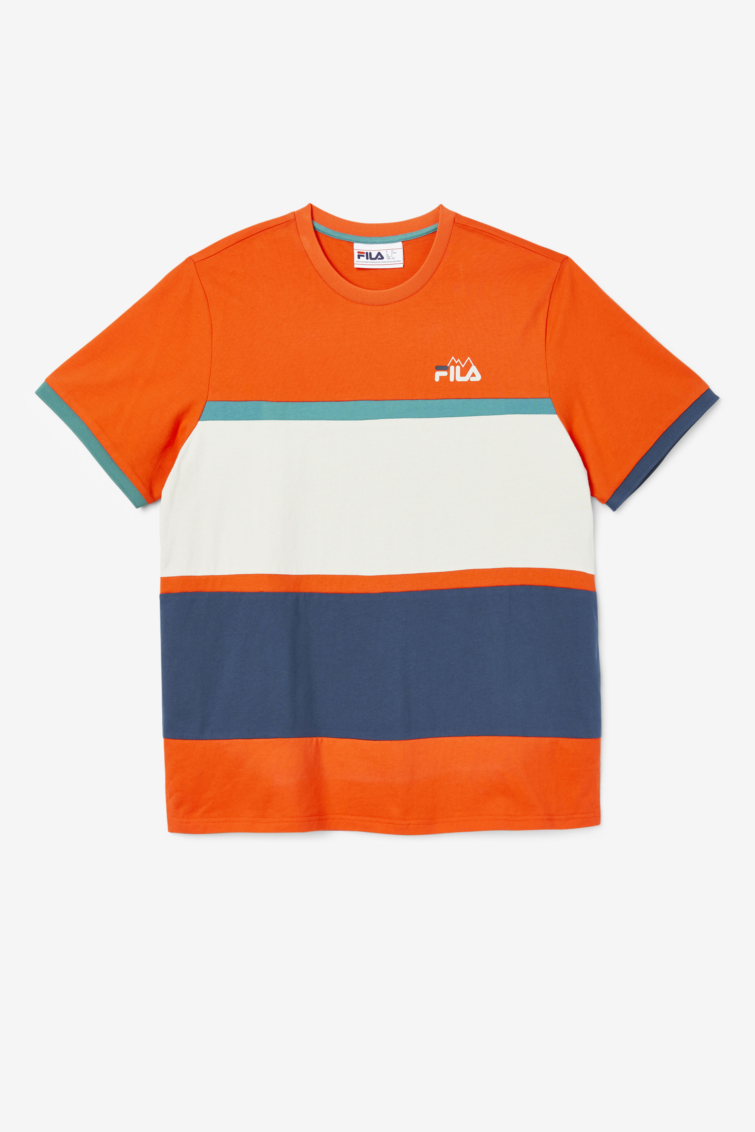Fila shirt mens orange 2025