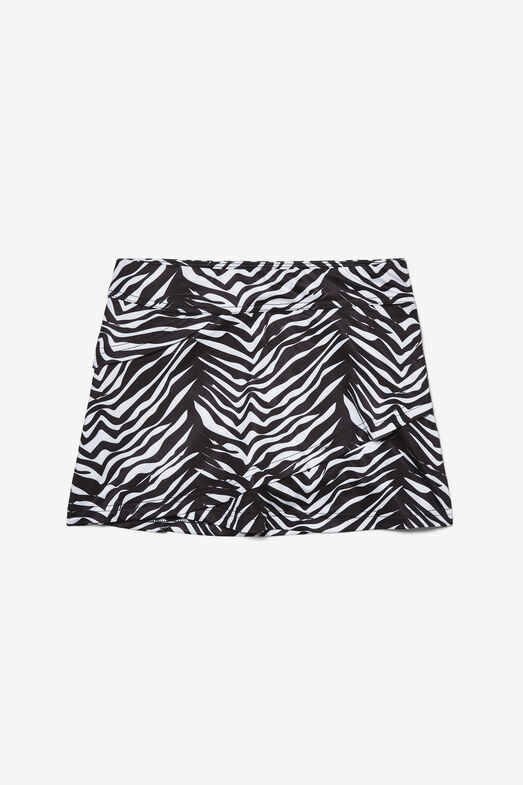TIERED SKORT/ZEBRA/XS