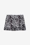 TIERED SKORT/ZEBRA/XS