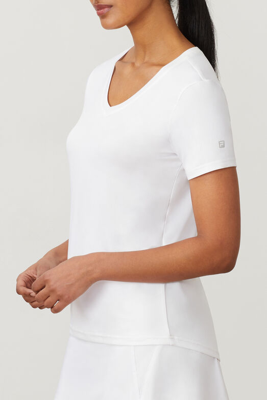 SHORT SLEEVE V-NECK