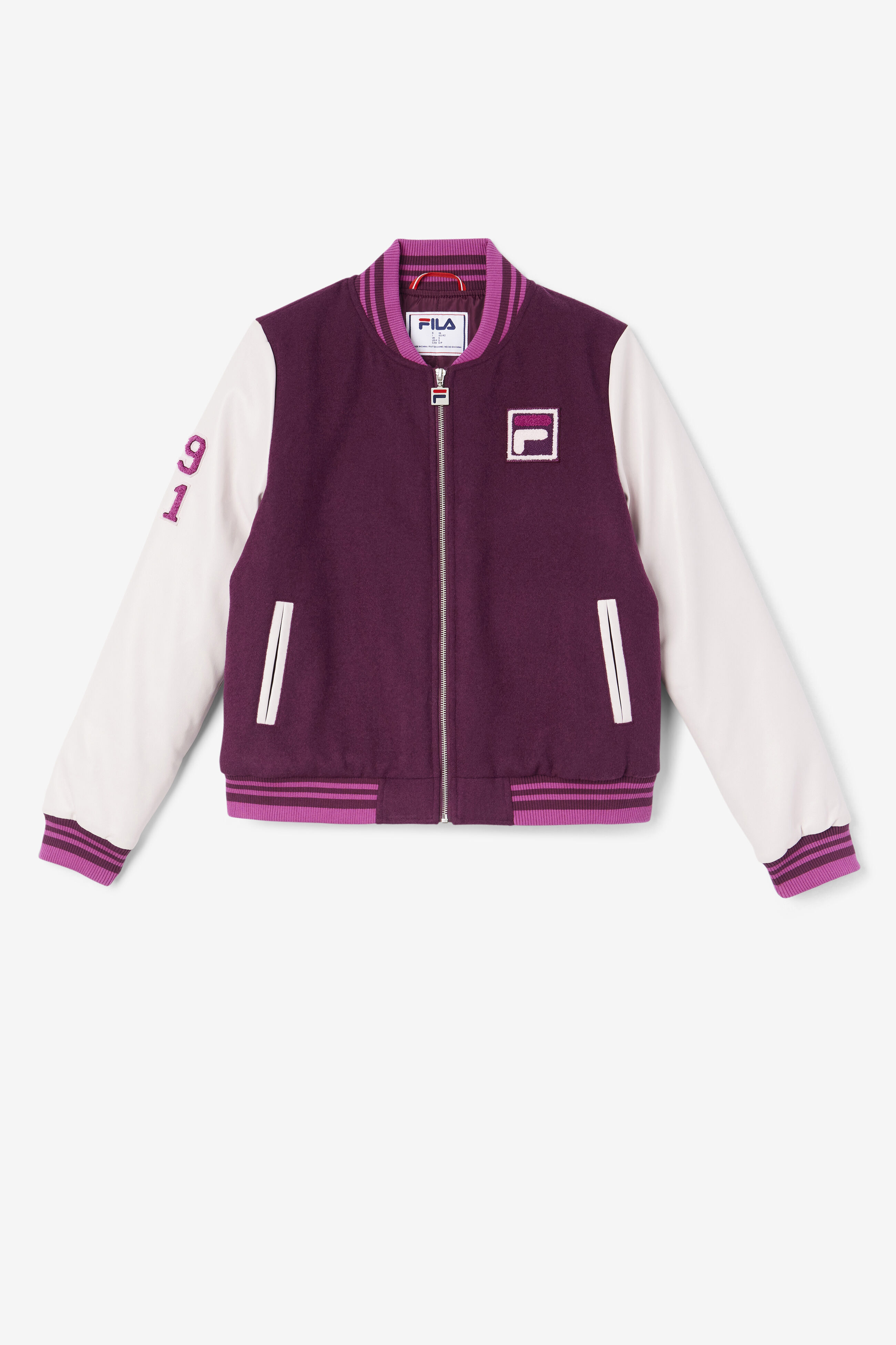 Fila wool cheap jacket