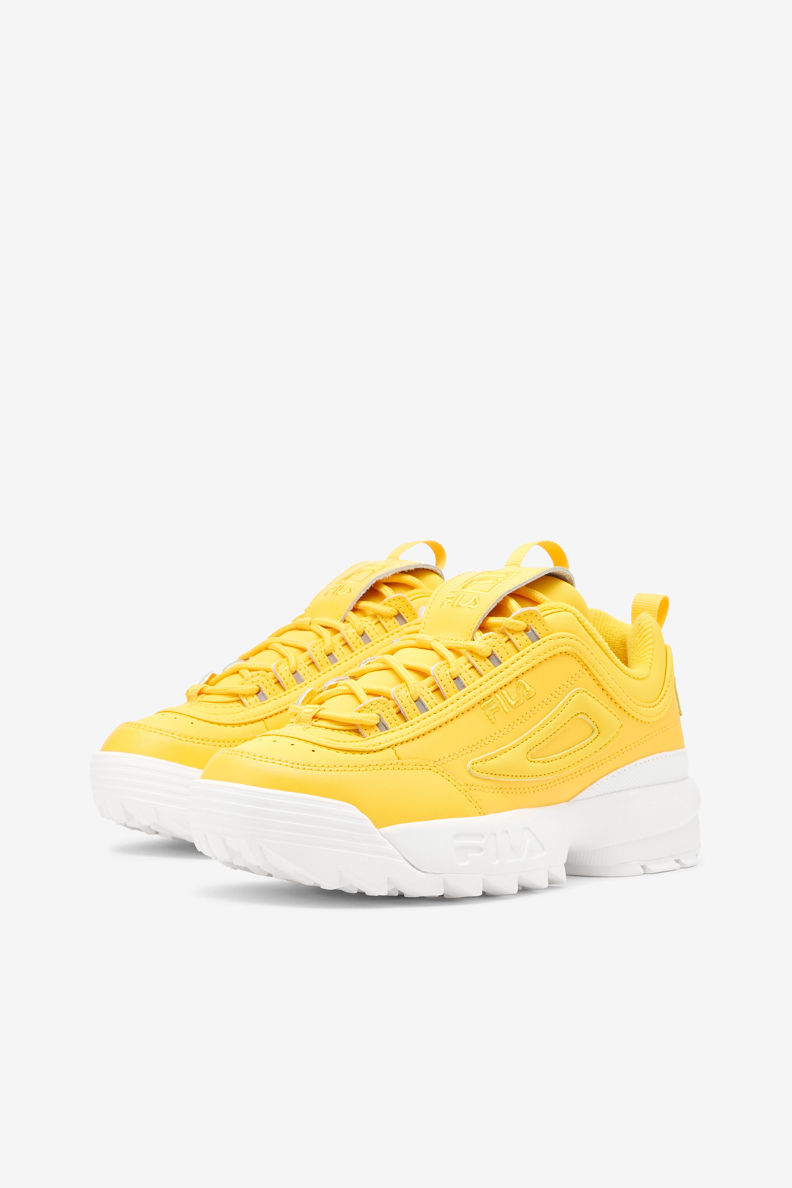 Womens yellow filas clearance
