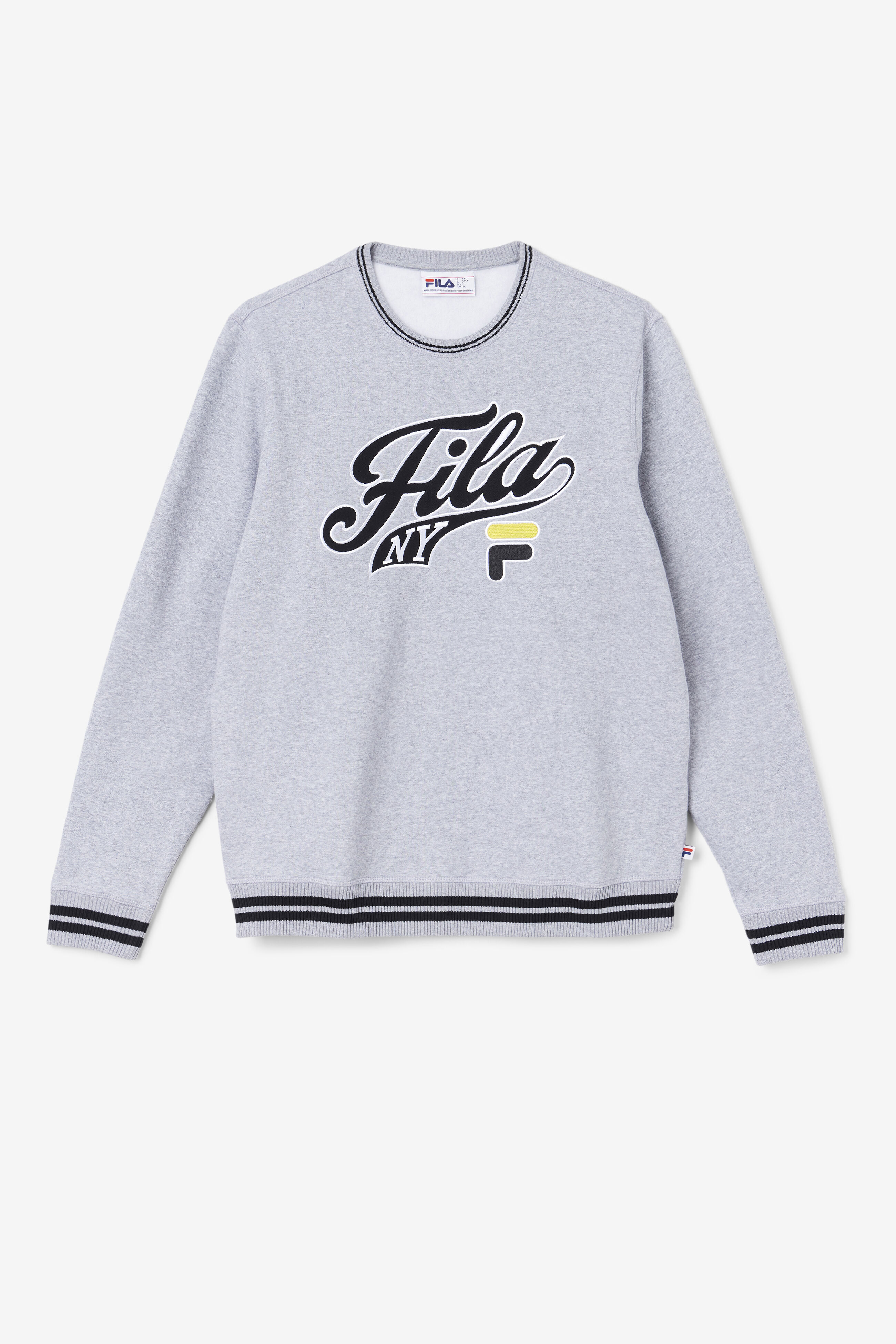 Fila grey crew new arrivals neck