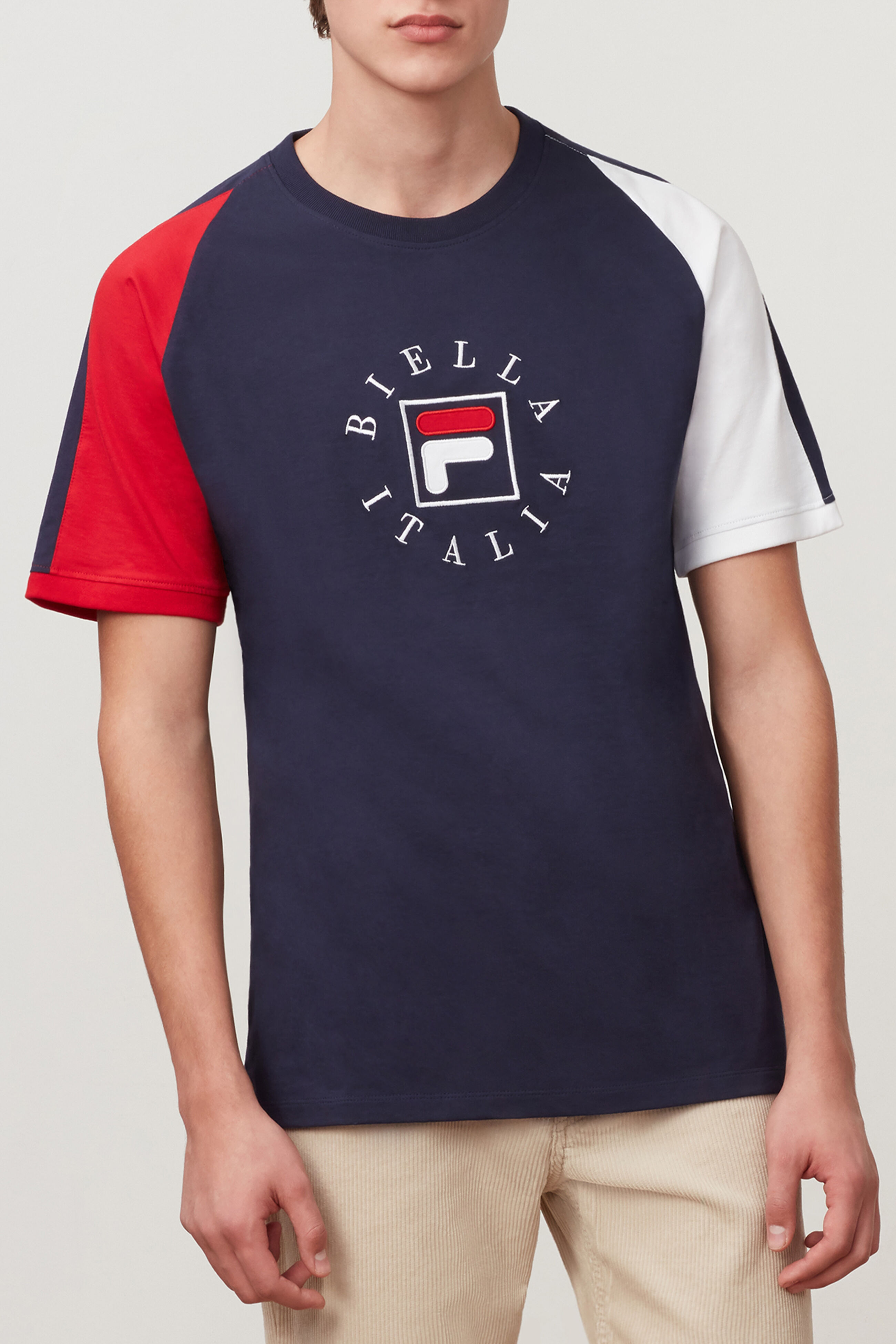 Fila tri color tee shop