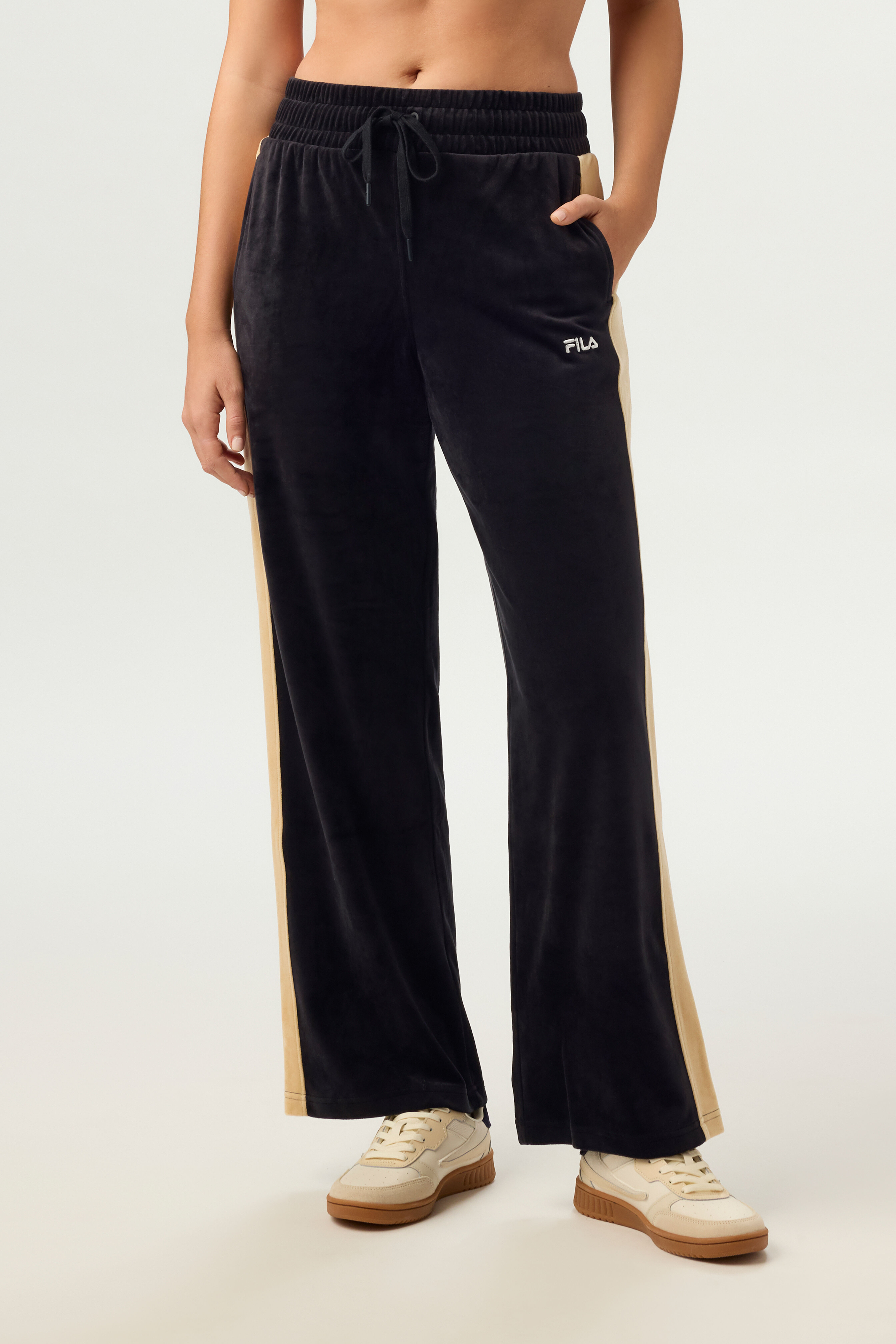Velocity Velour Wide Leg Pant Fila