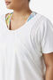 UPLIFT TEXTURE S/S TOP/WHTIE/2XLarge