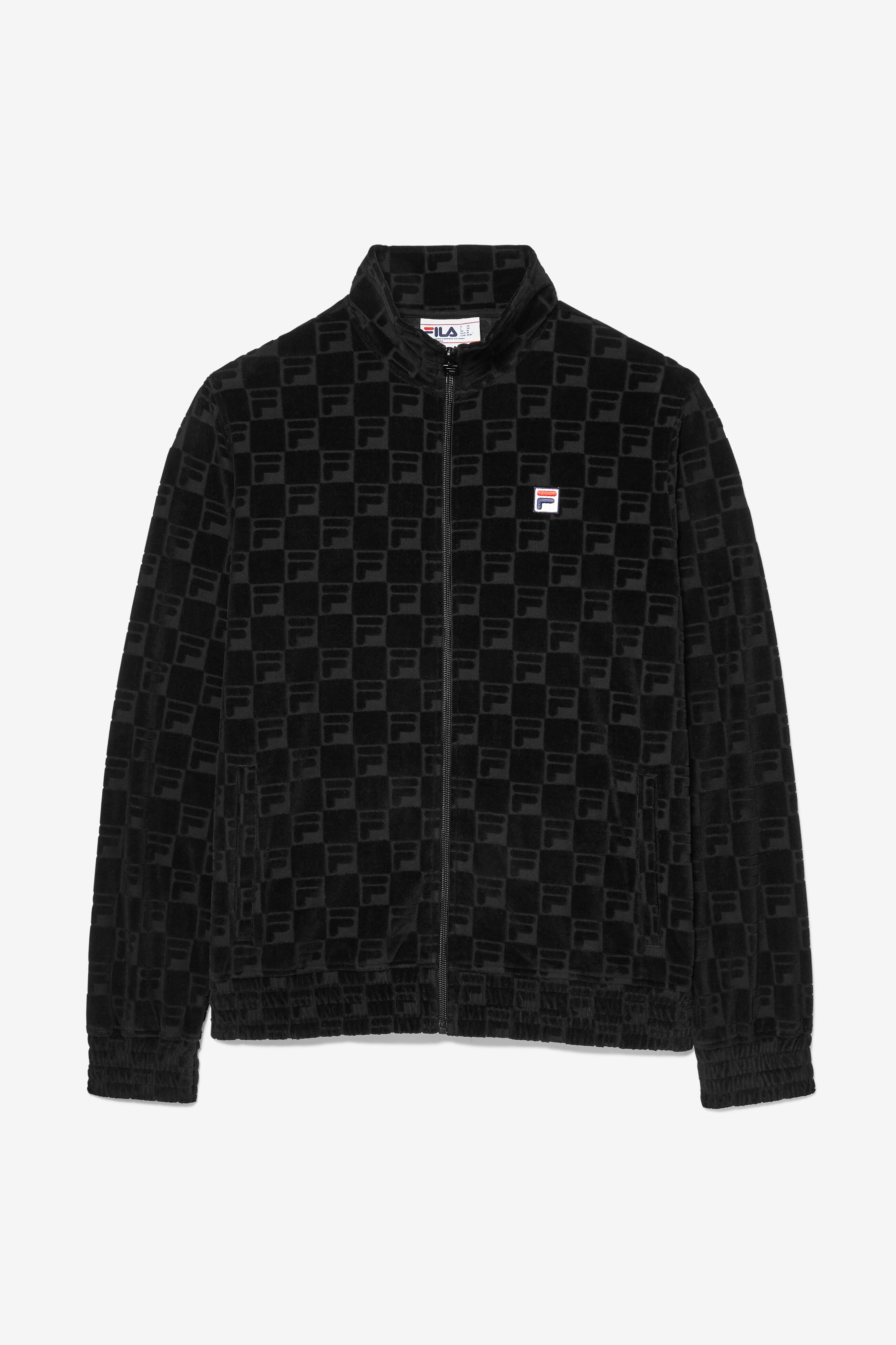 Fila velour track jacket discount