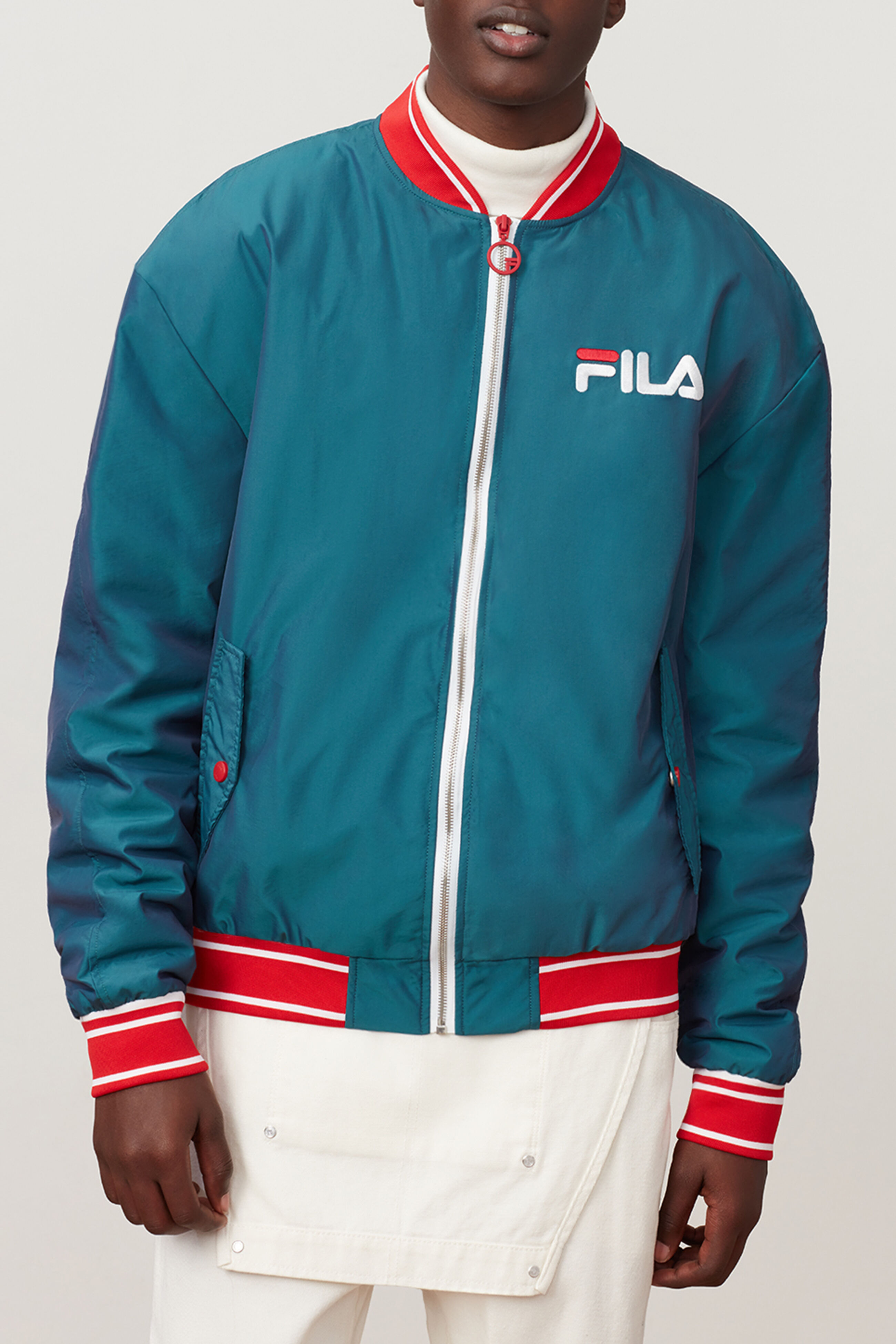 Fila bomber jacket mens discount