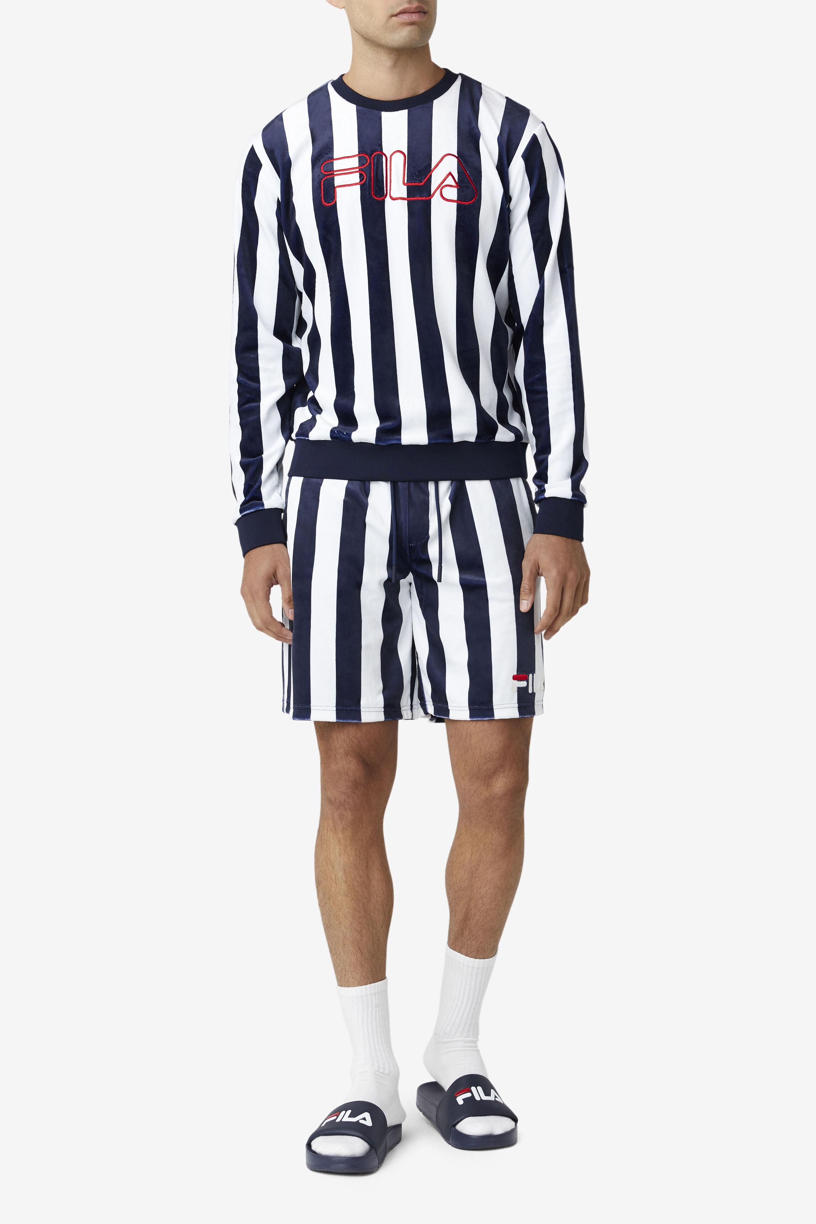 mens fila short sets