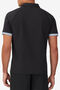 SHORT SLEEVE POLO/BLK/CBLU/Medium