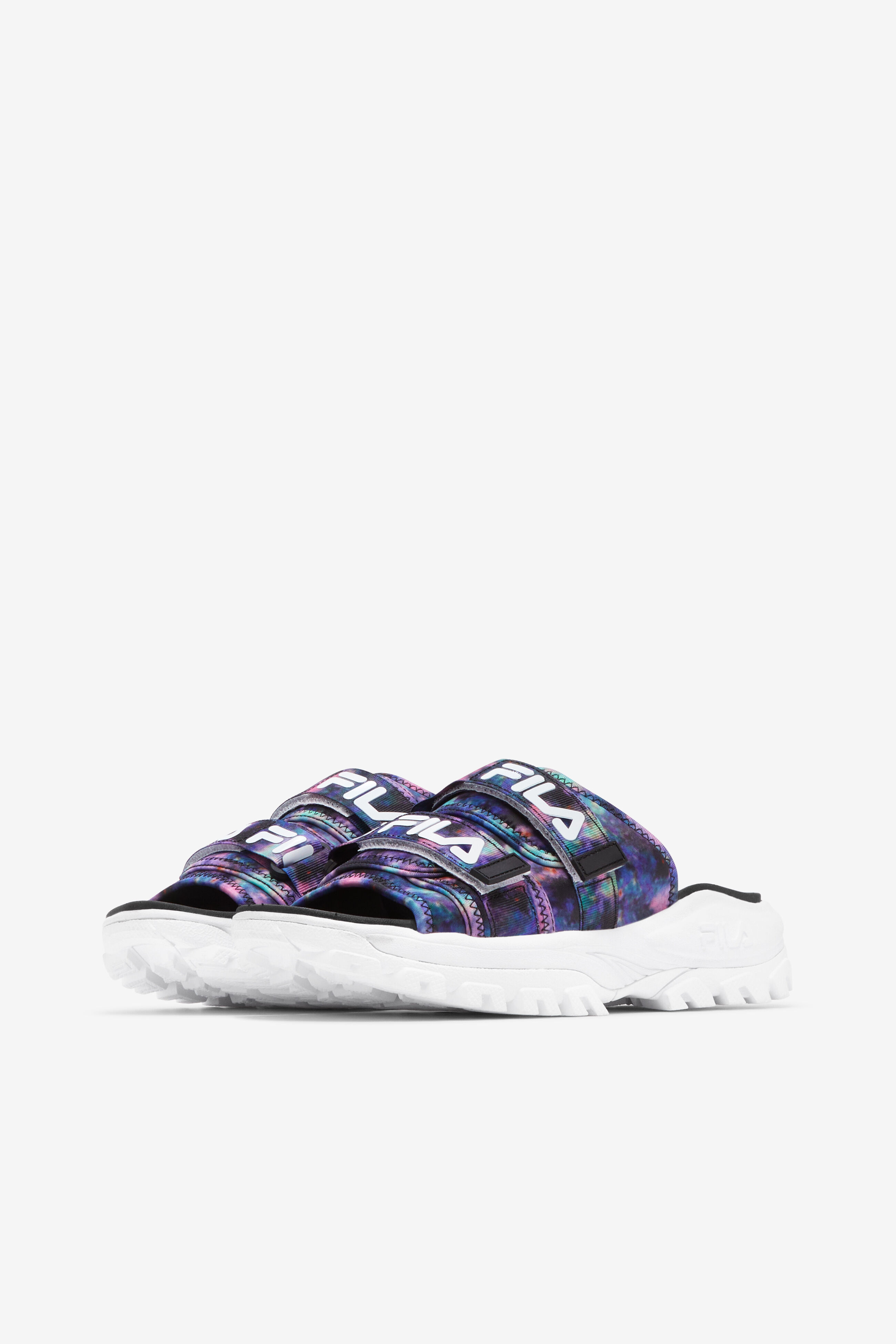 Purple fila slides shop