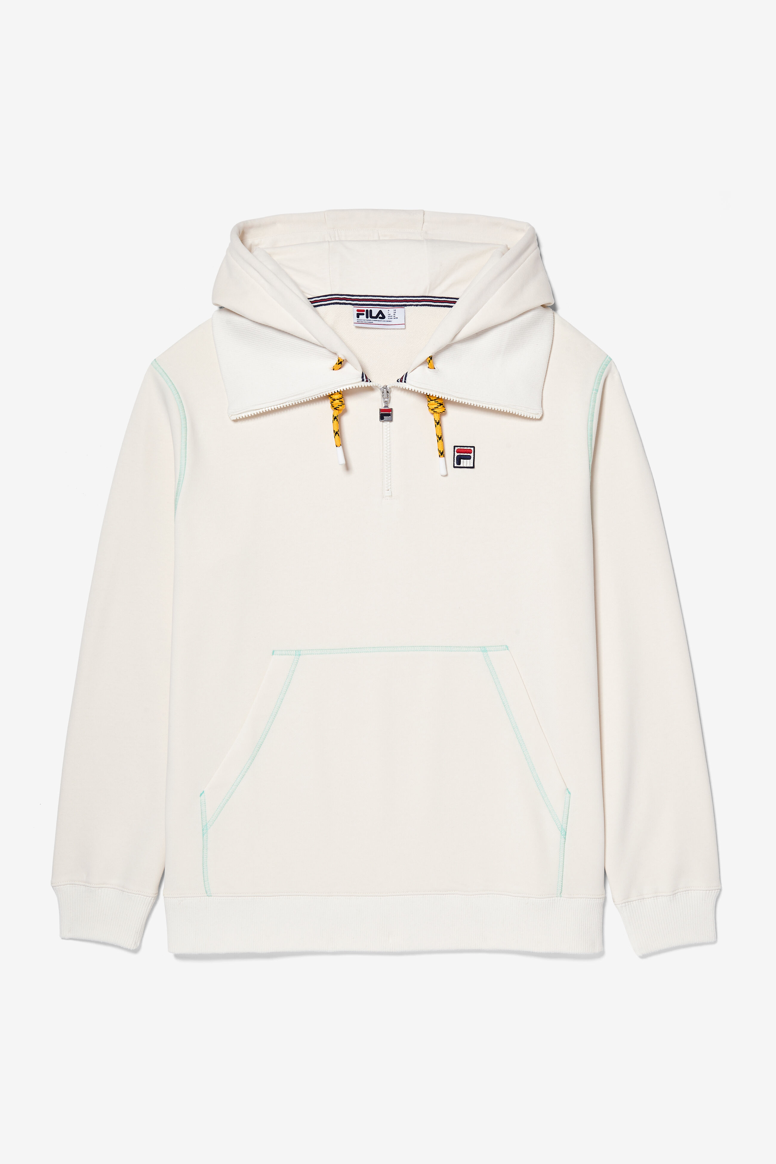 Fila white fleece jacket top