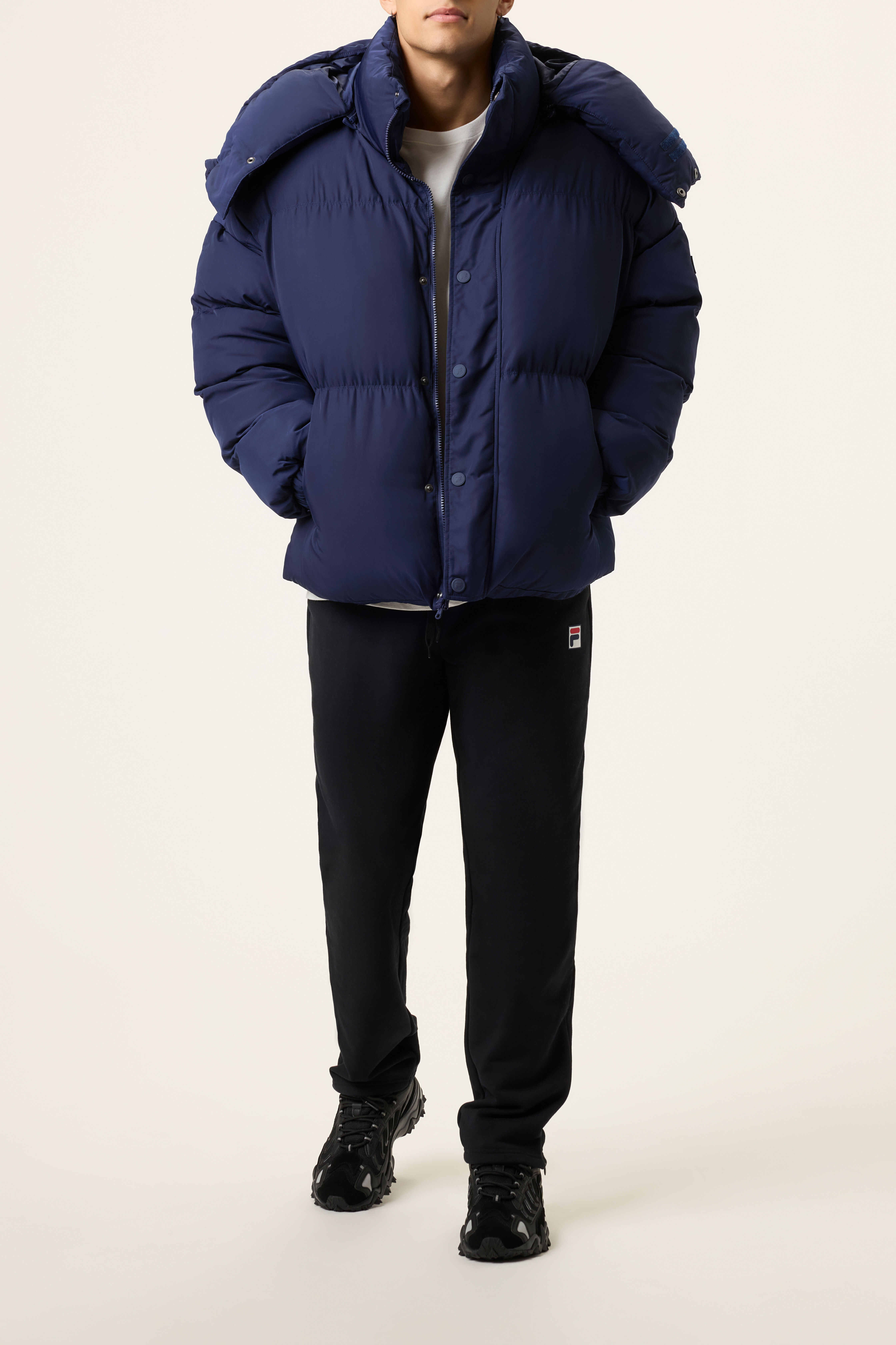 Fila zia long puff jacket store