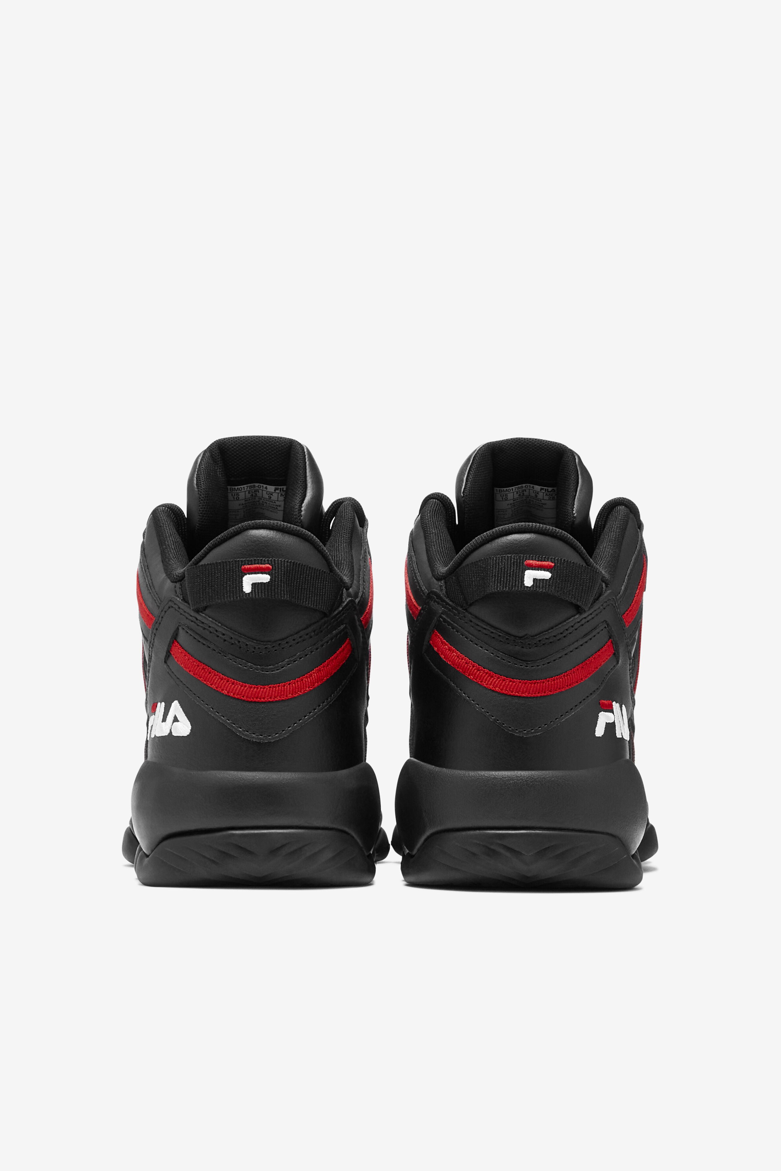 Black Red Stackhouse Spaghetti Men s Basketball Shoes Fila