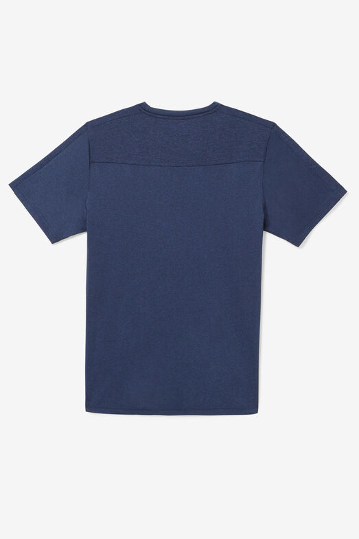 ESSENTIALS HEATHER MESH CREW