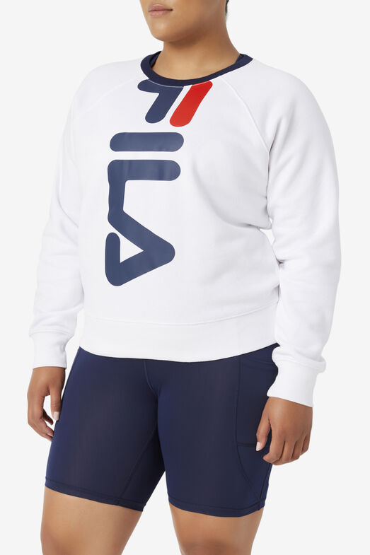 SLICK CHICKS CREW/WHITE/3XLarge