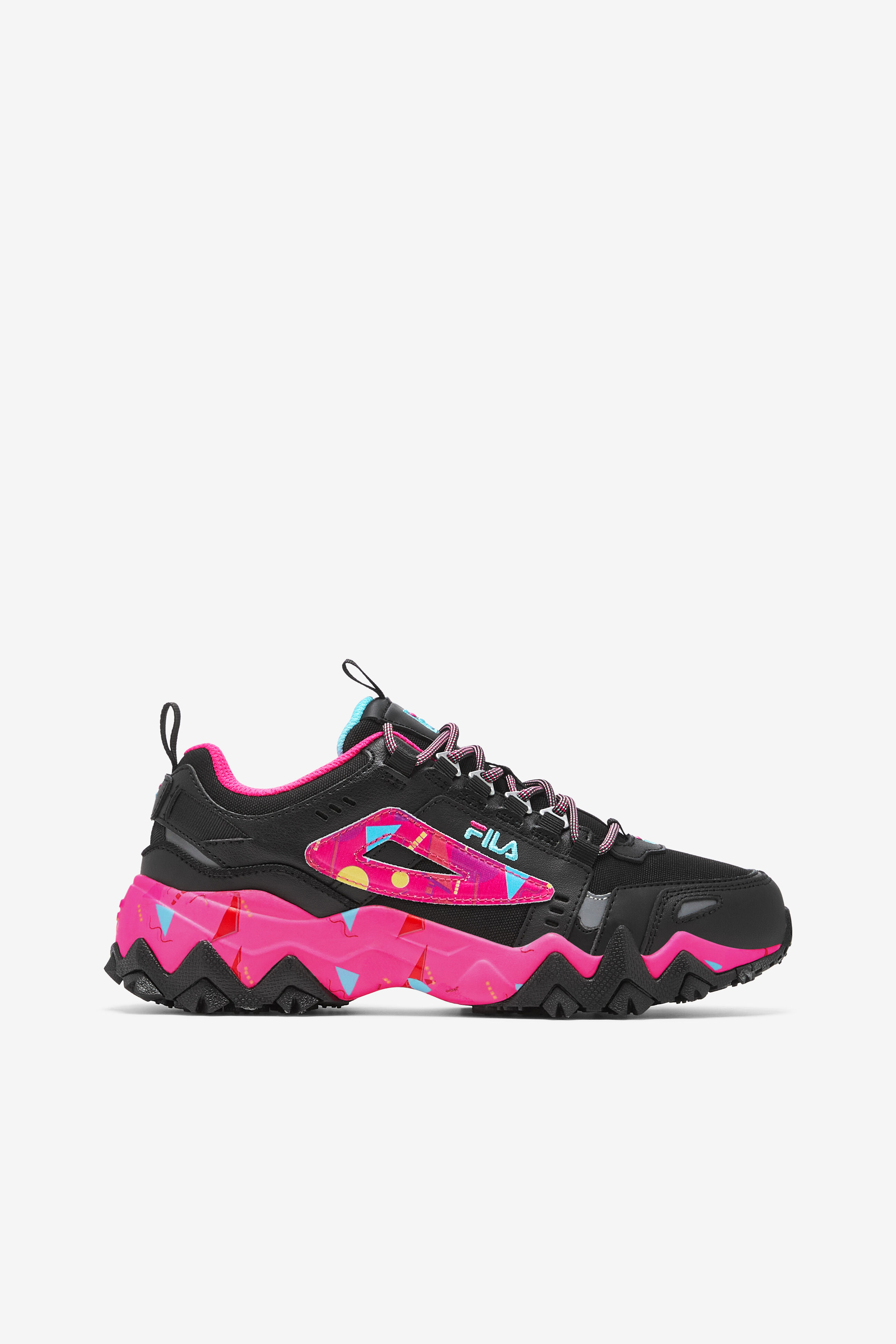 Fila shoes pink and grey discount