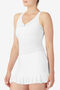 WHITELINE PLEATED DRESS