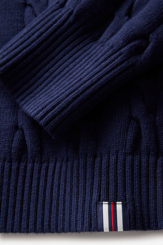 BASELINE CHNKY V-NECK SWEATER